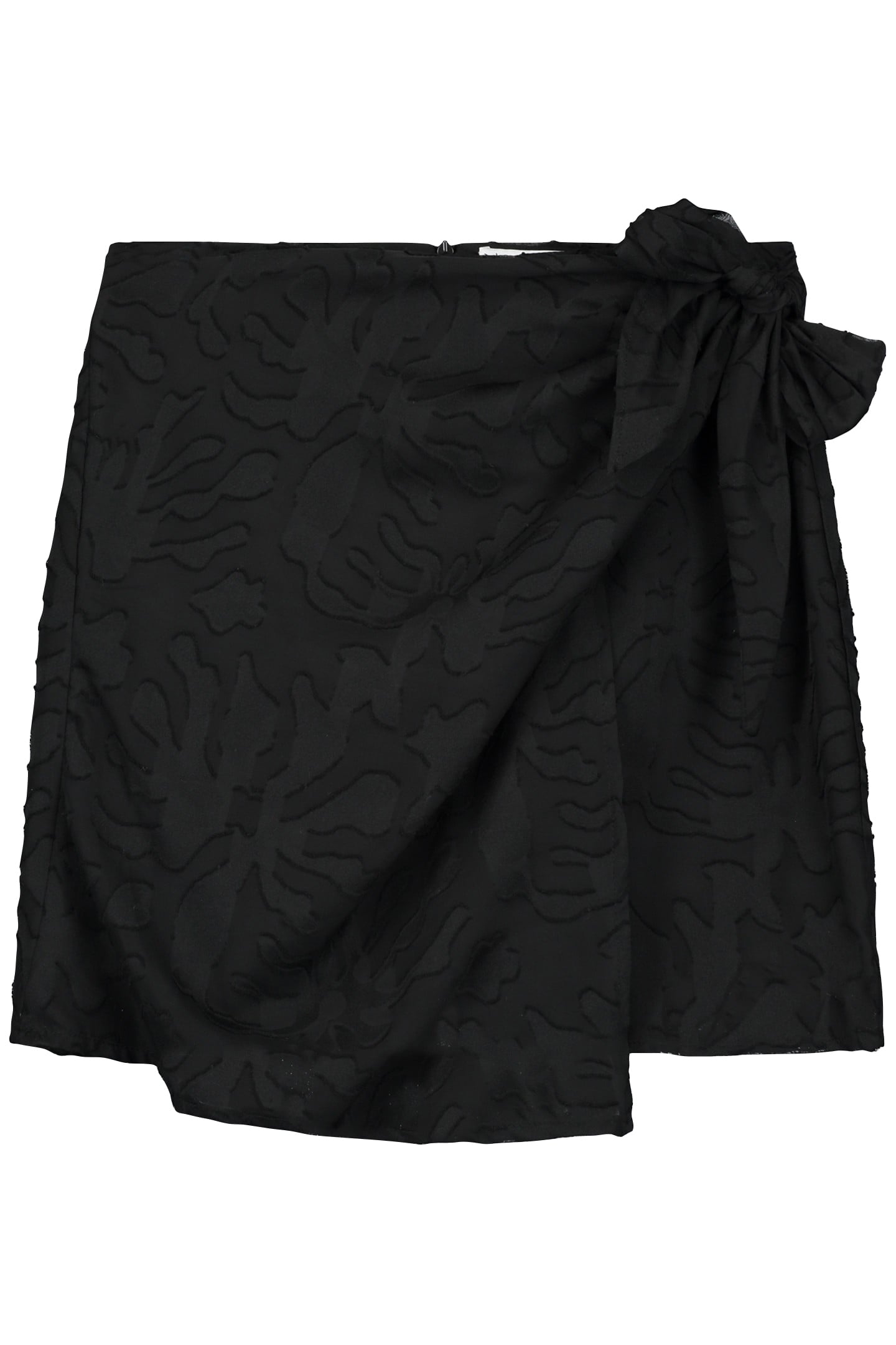 NOUS SOMMES LABELS – JULES TIE SKIRT BLACK 1