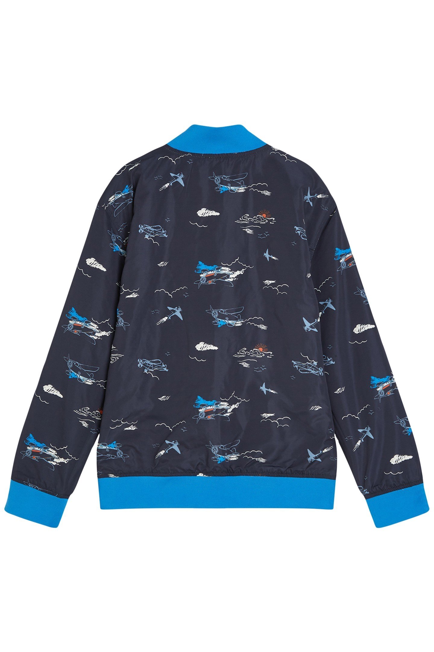 BOYS REVERSIBLE BOMBER JACKET MEDIUM BROWN 2