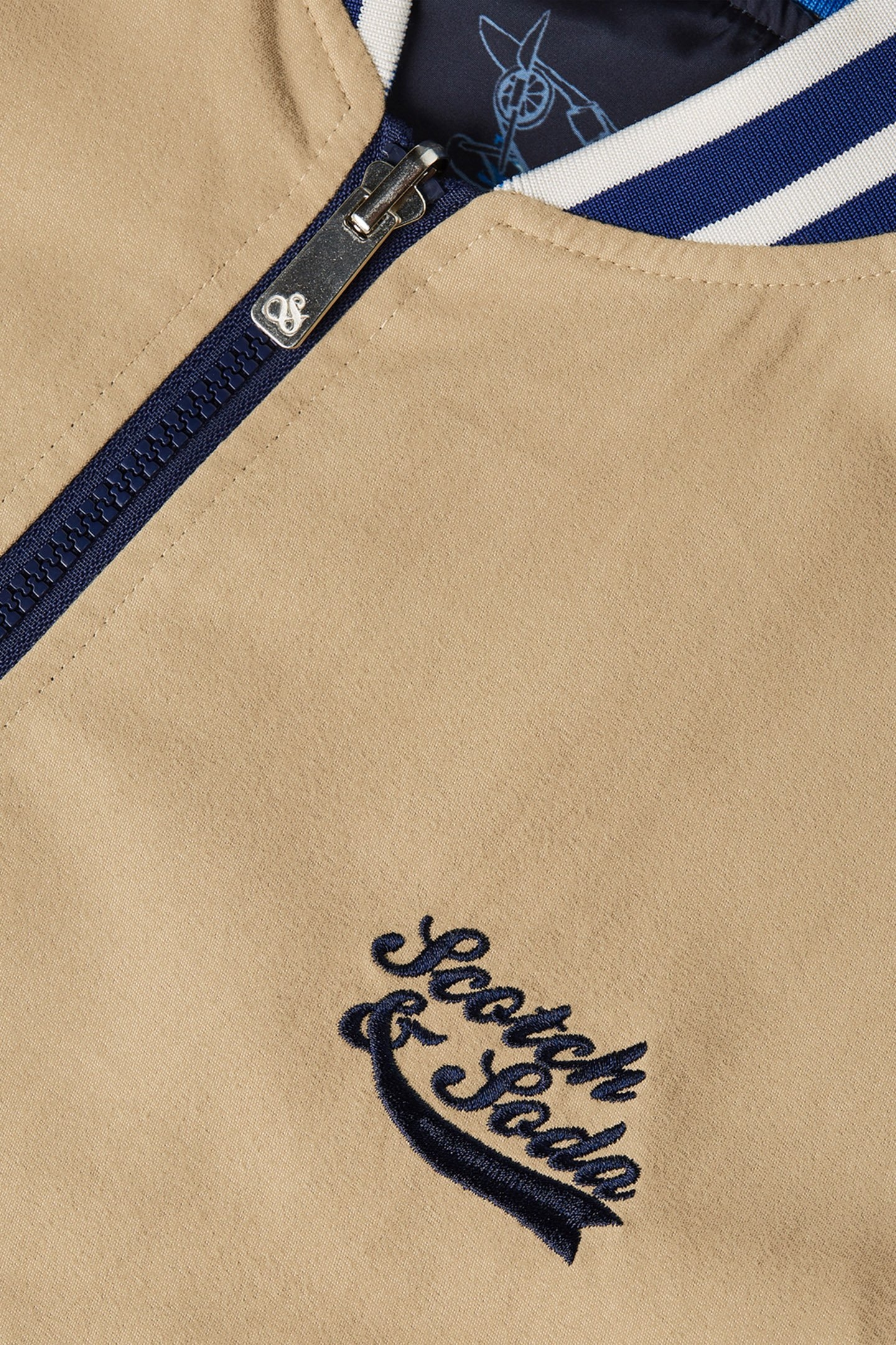 BOYS REVERSIBLE BOMBER JACKET MEDIUM BROWN 6