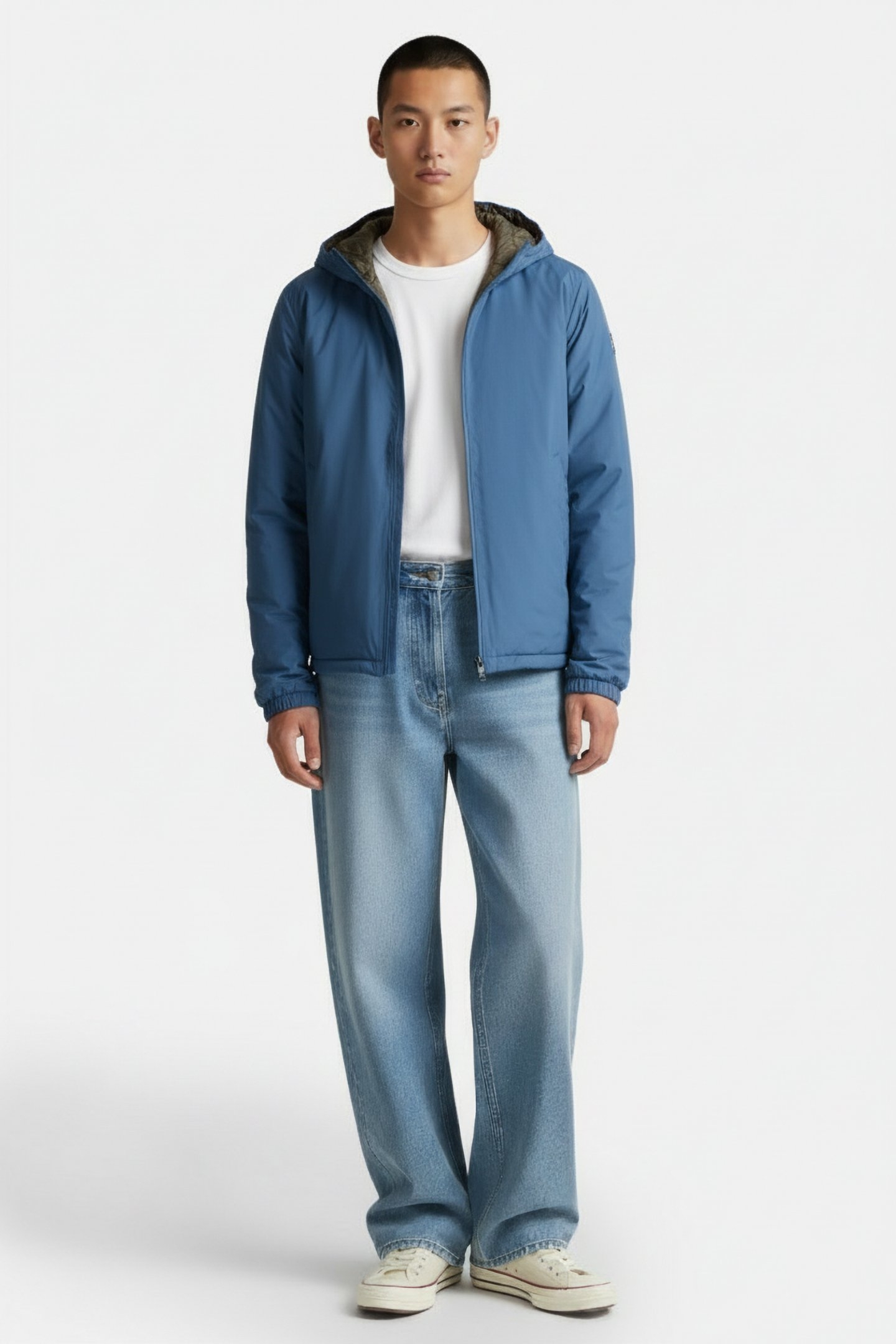 MAT DOWN JACKET DARK DENIM 1