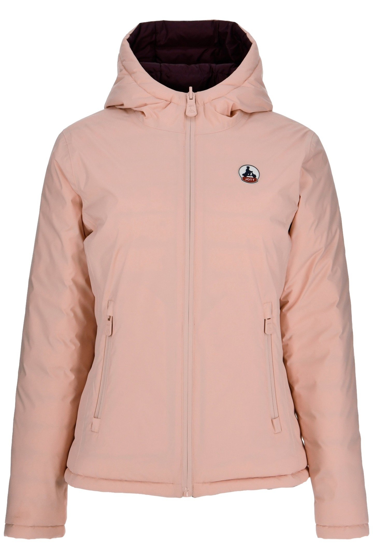 VIENNE JACKET ROSE PALE / AUBERGINE 2