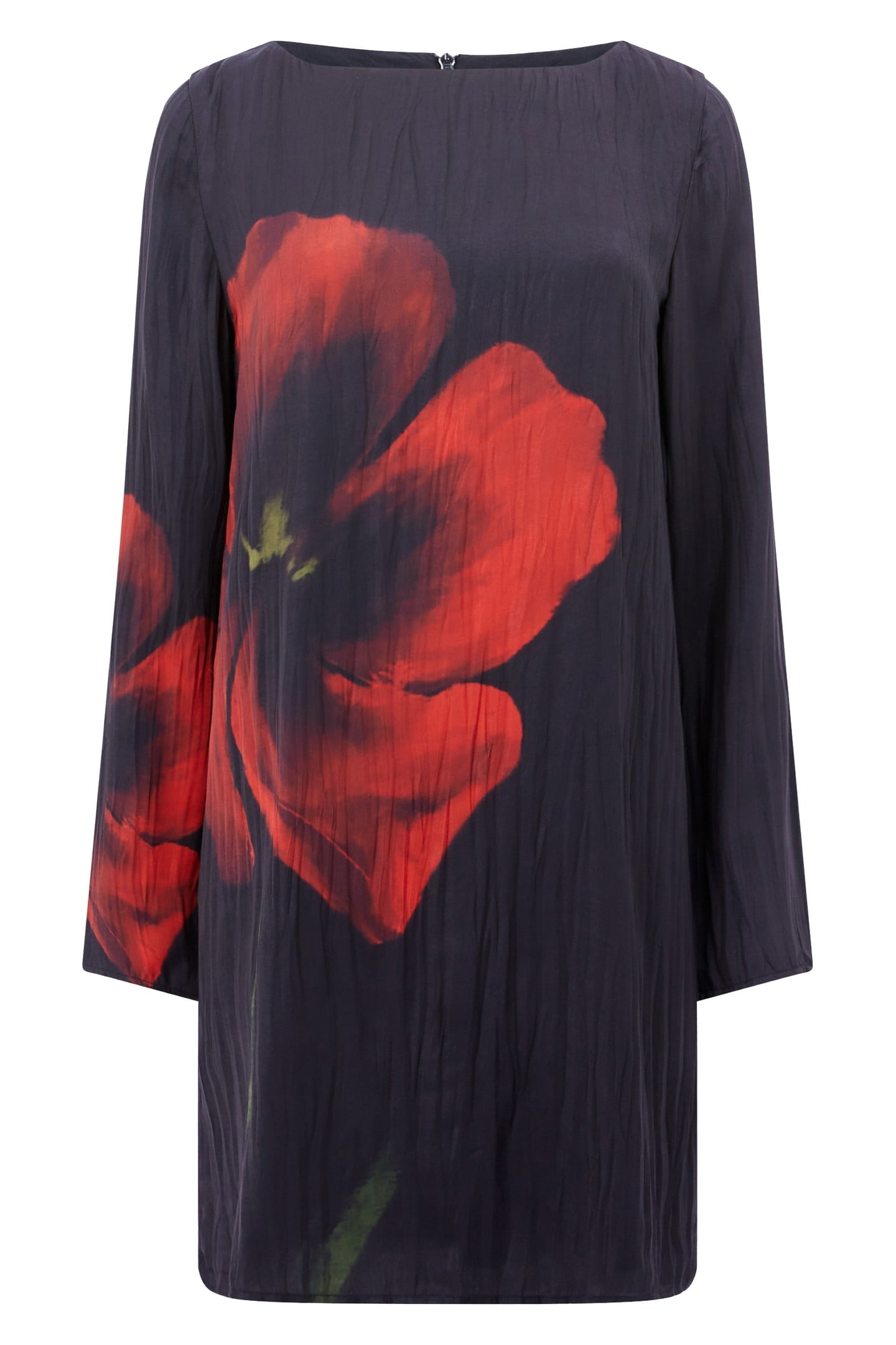 DELILAH ALORA SATIN MINI DRESS BLACK 3