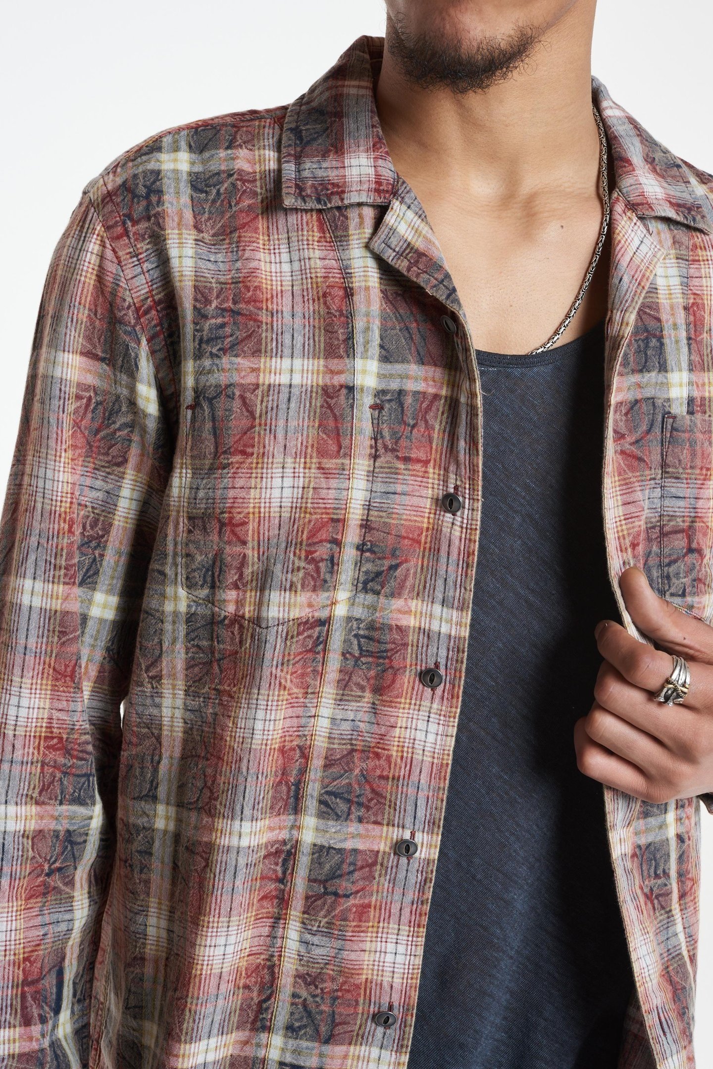 STANTON L/S REVERSIBLE OVERSIZE SHIRT AUBURN 3