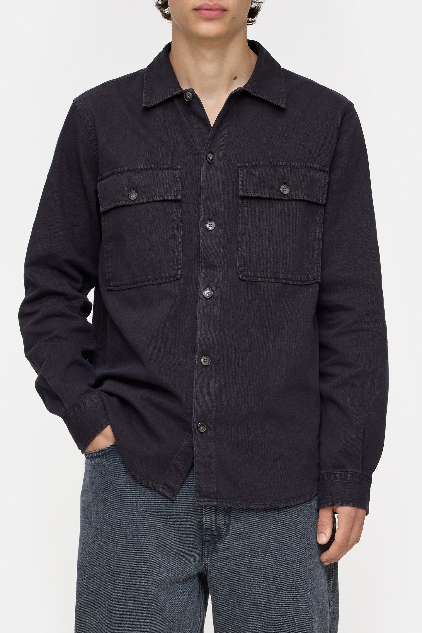 UTILITY SHIRT & BLOUSES BLACK 1