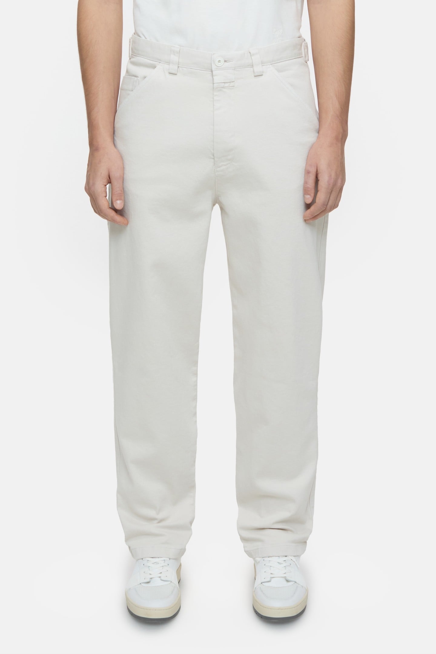 DOVER TAPERED PANTS IVORY 2