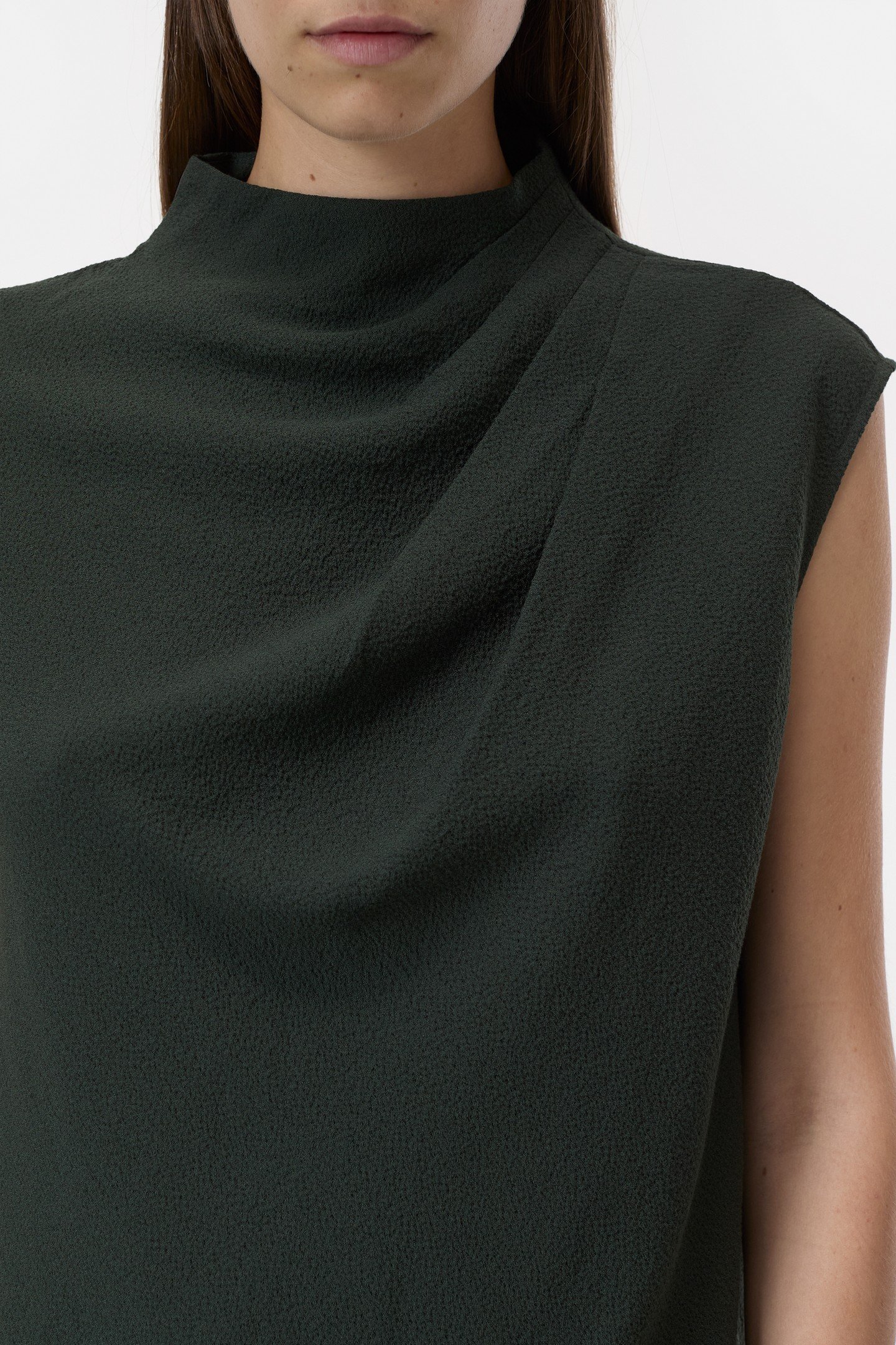 DRAPED TOP SHIRTS & BLOUSES IRISH COFFEE 6