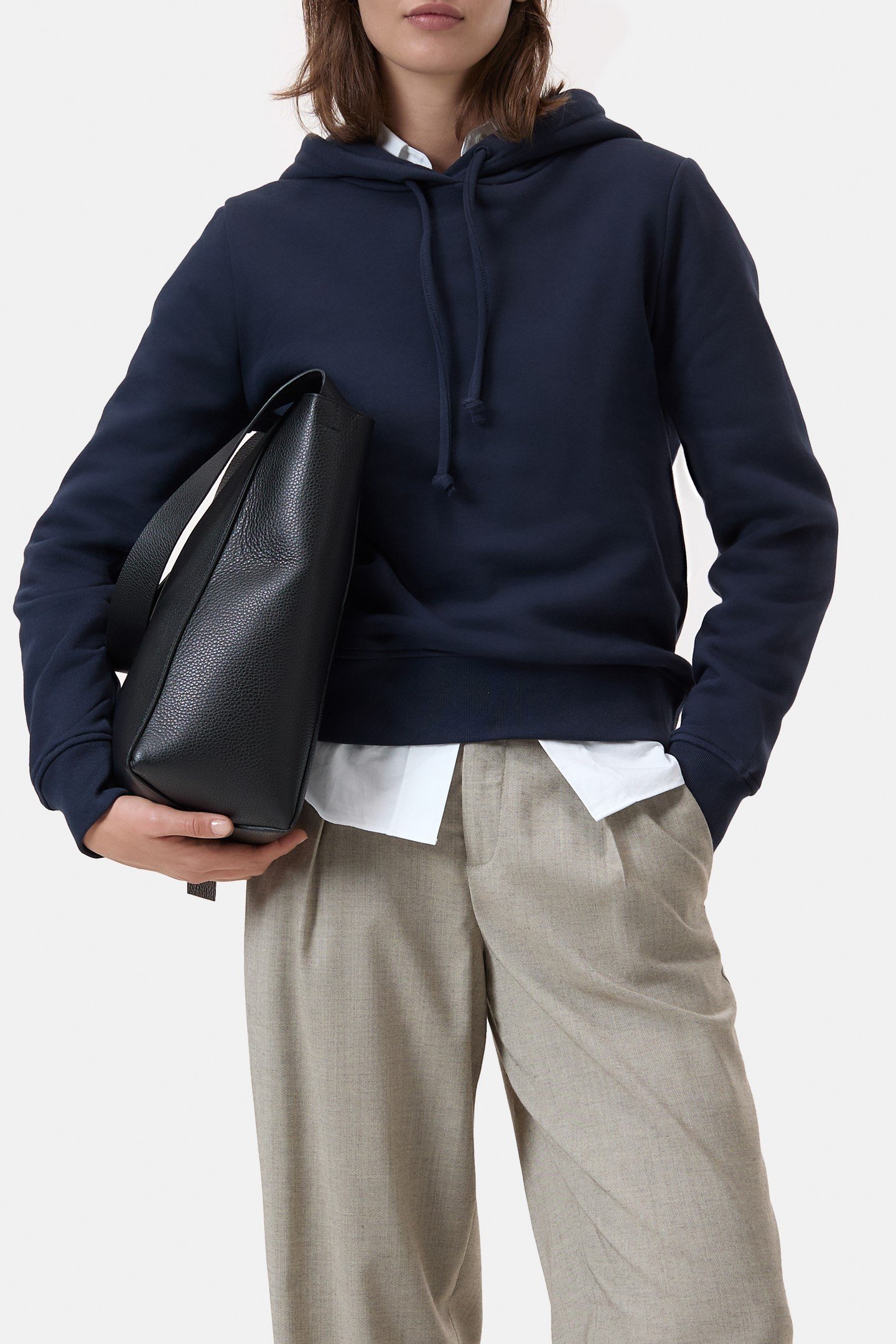 CROPPED HOODIE T-SHIRTS DARK NIGHT 1