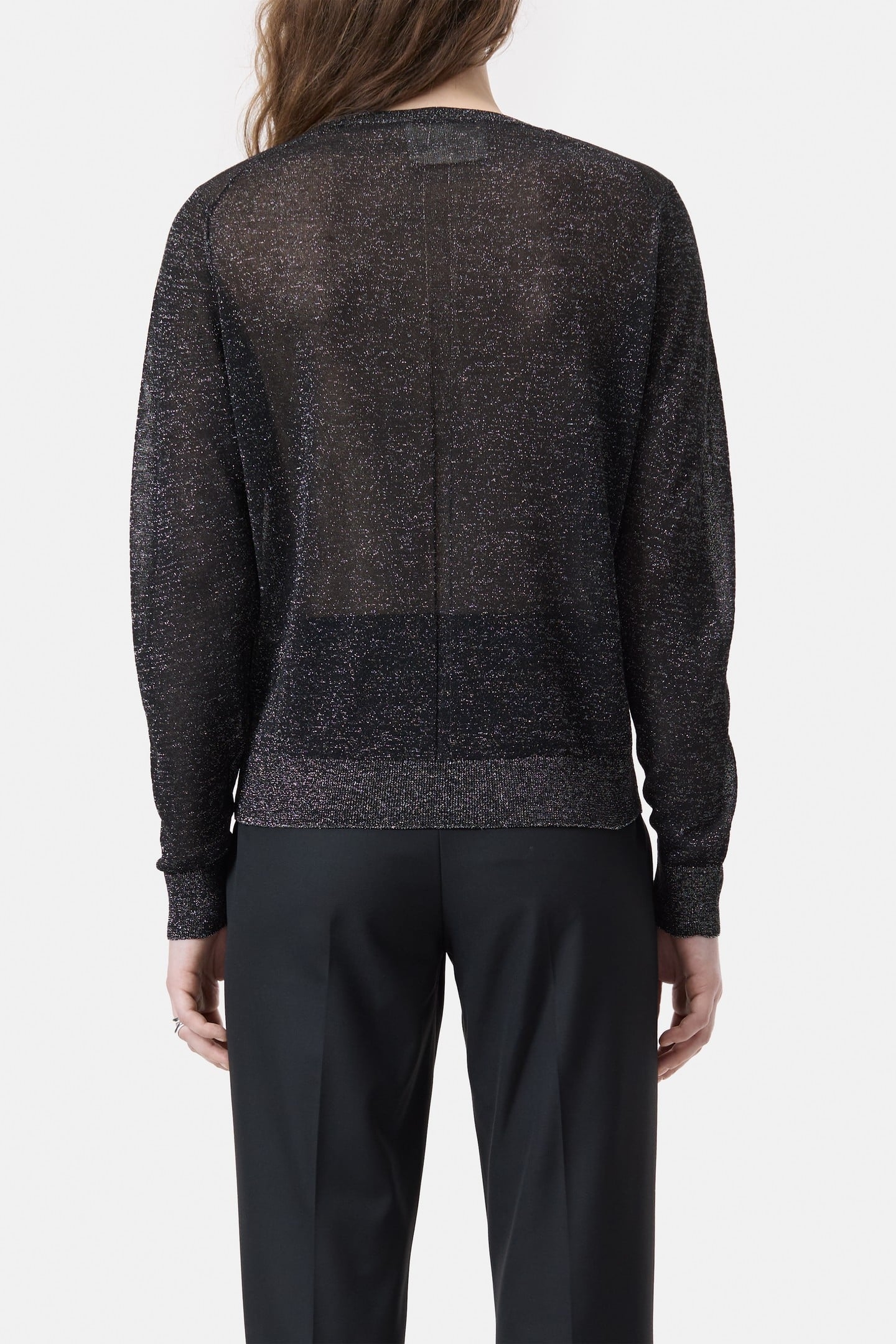 CREW NECK LONG SLEEVE KNITS PEARL BEIGE 3