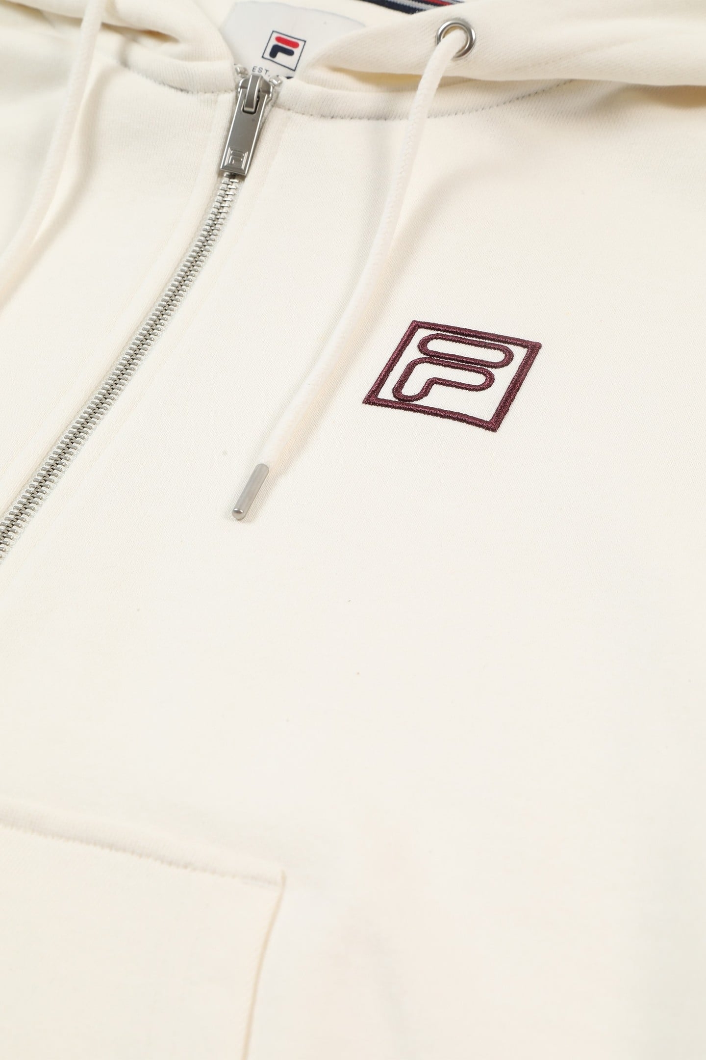 LAGRIO LOOSE ZIP HOODIE EGRET 6