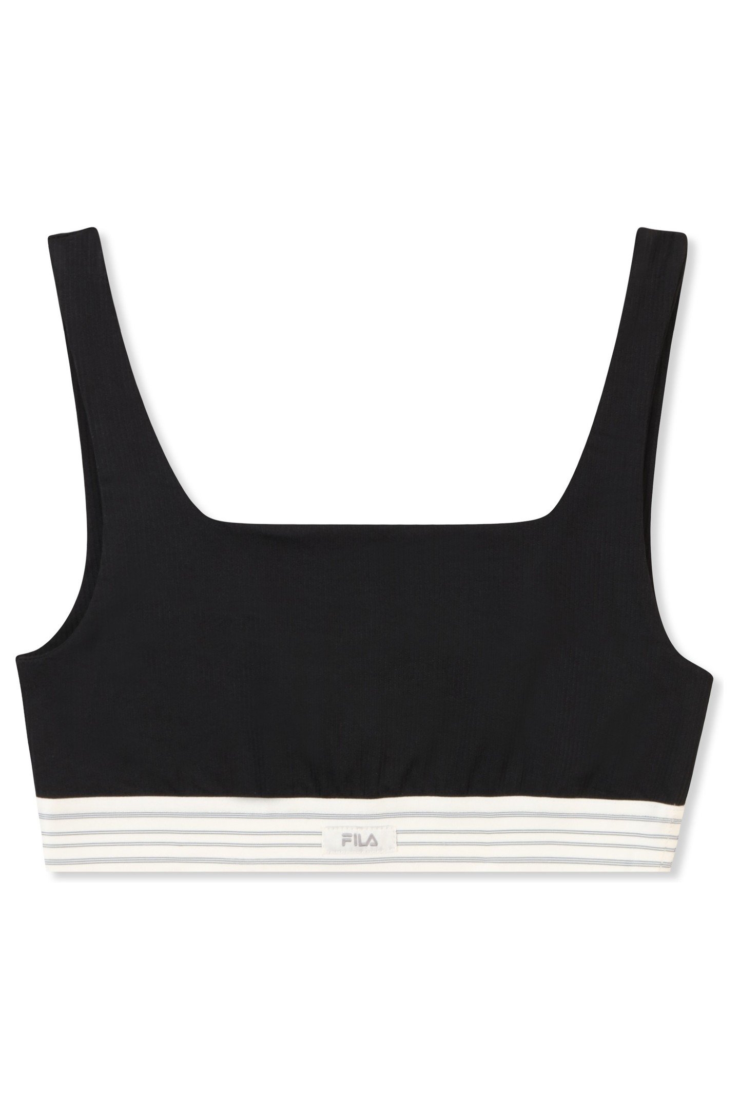 BELLAGIO RIBBED BRA TOP BLACK 6