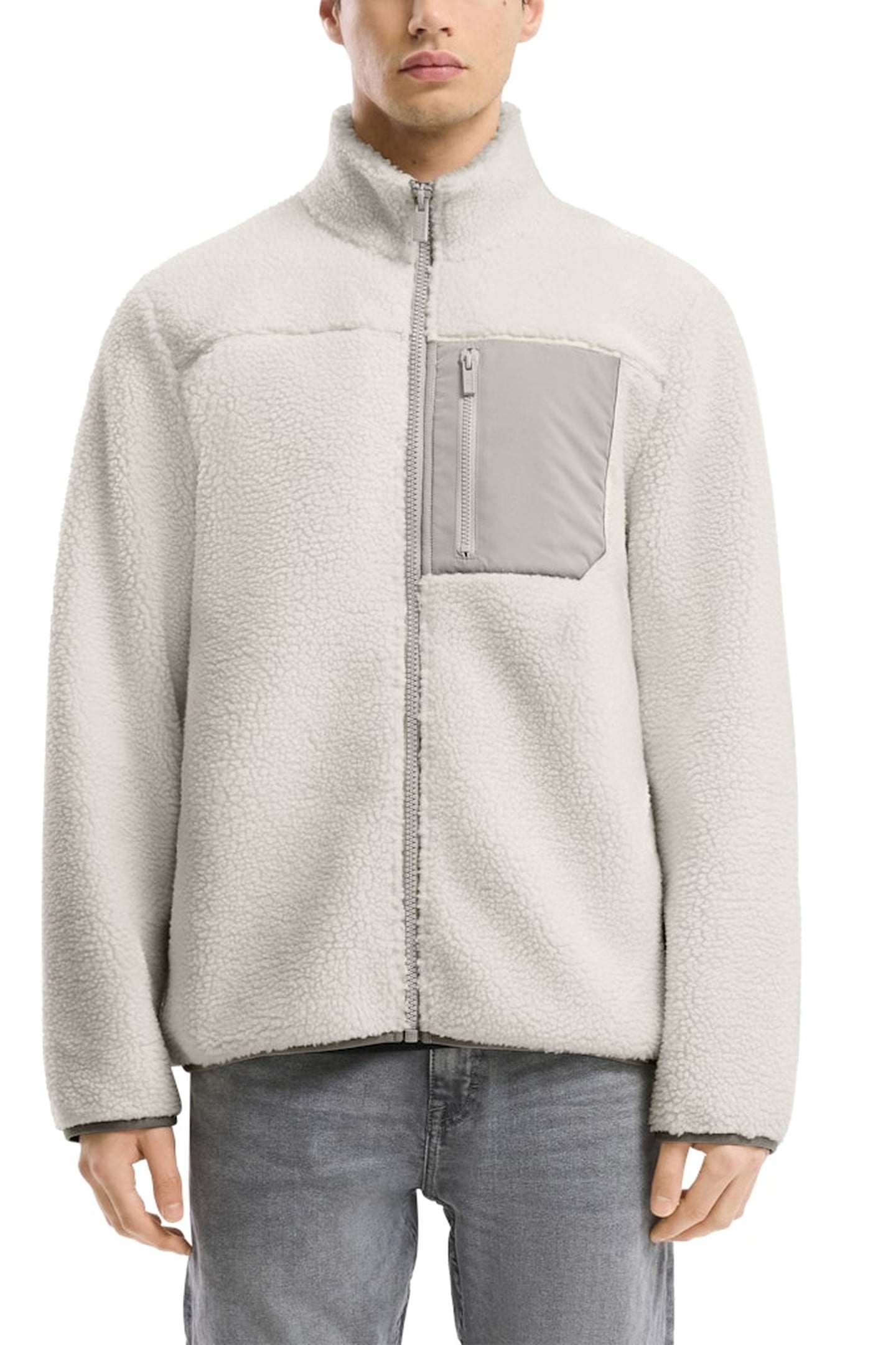 S.OLIVER-QS JACKET OUTDOOR LIGHT GREY 1