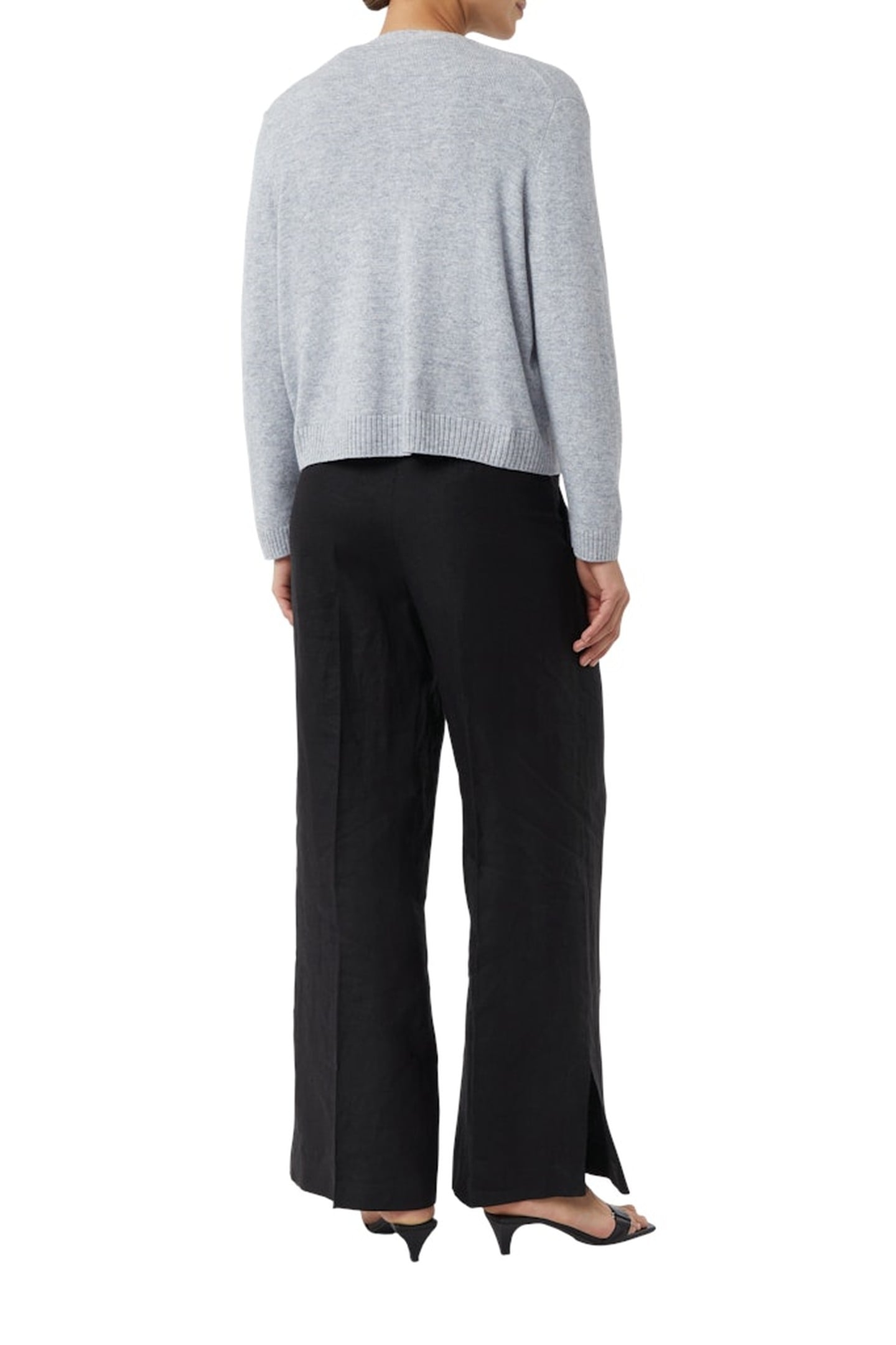 COMMA CARDIGAN LIGHT GREY 3