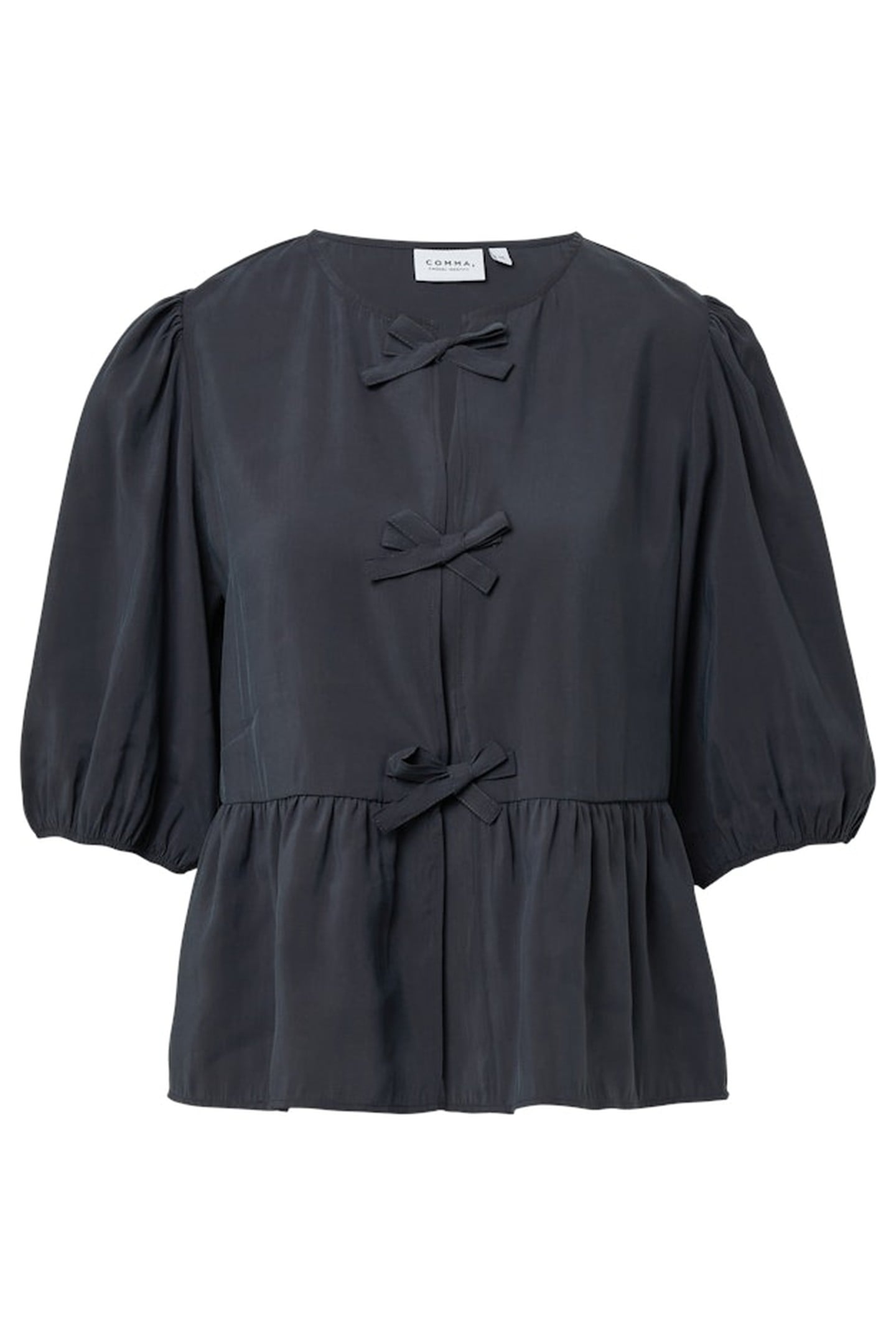 COMMA BLOUSES GREY/BLACK 4