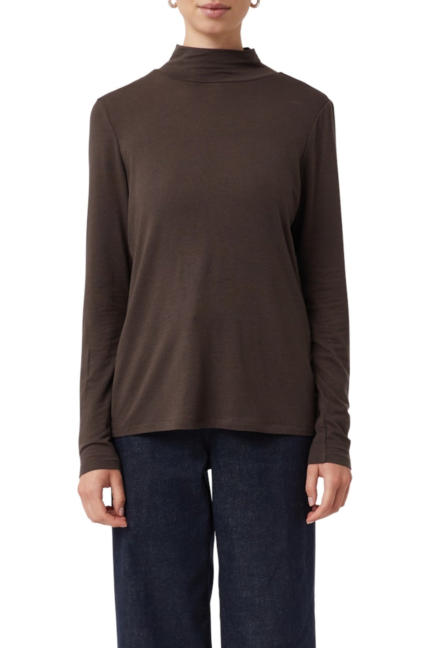 COMMA T-SHIRTS BROWN 1