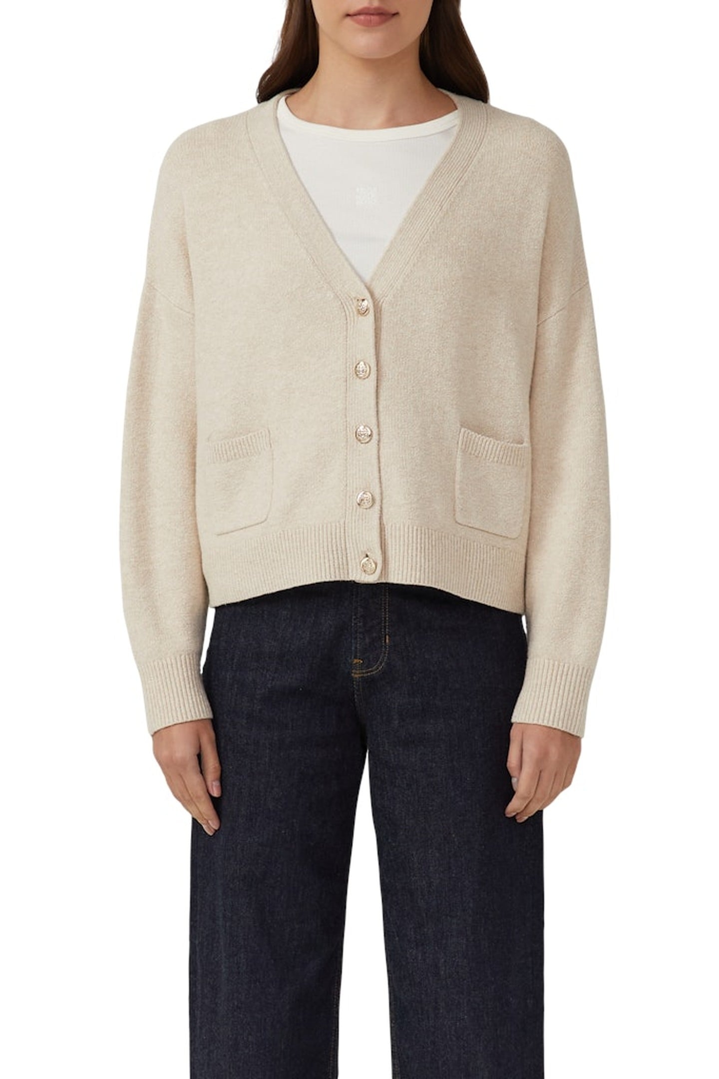 S.OLIVER CARDIGAN BEIGE 1