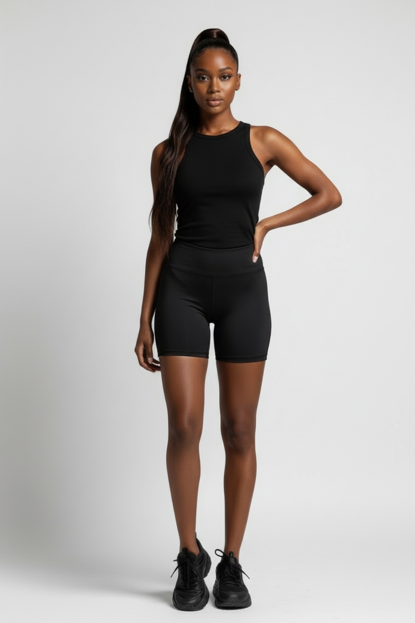 RACE TIGHTS BLACK | SHADOW 1