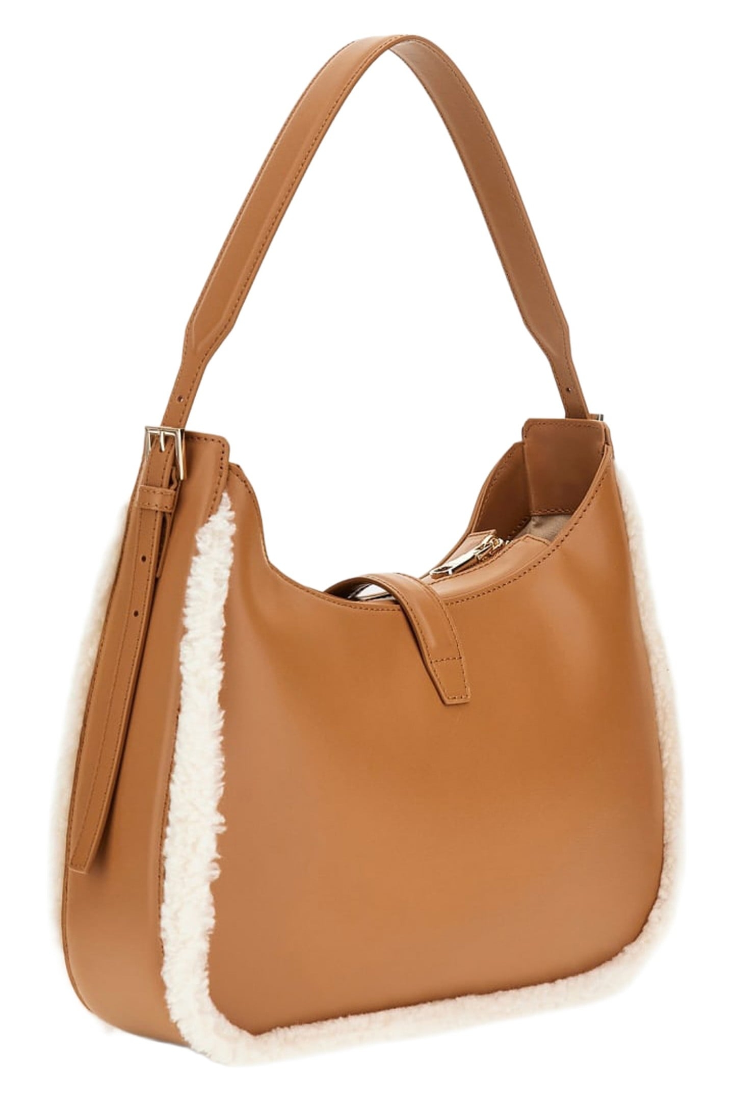 MARCIANO BY GUESS WINTER BUCKET TAN BROWN 1