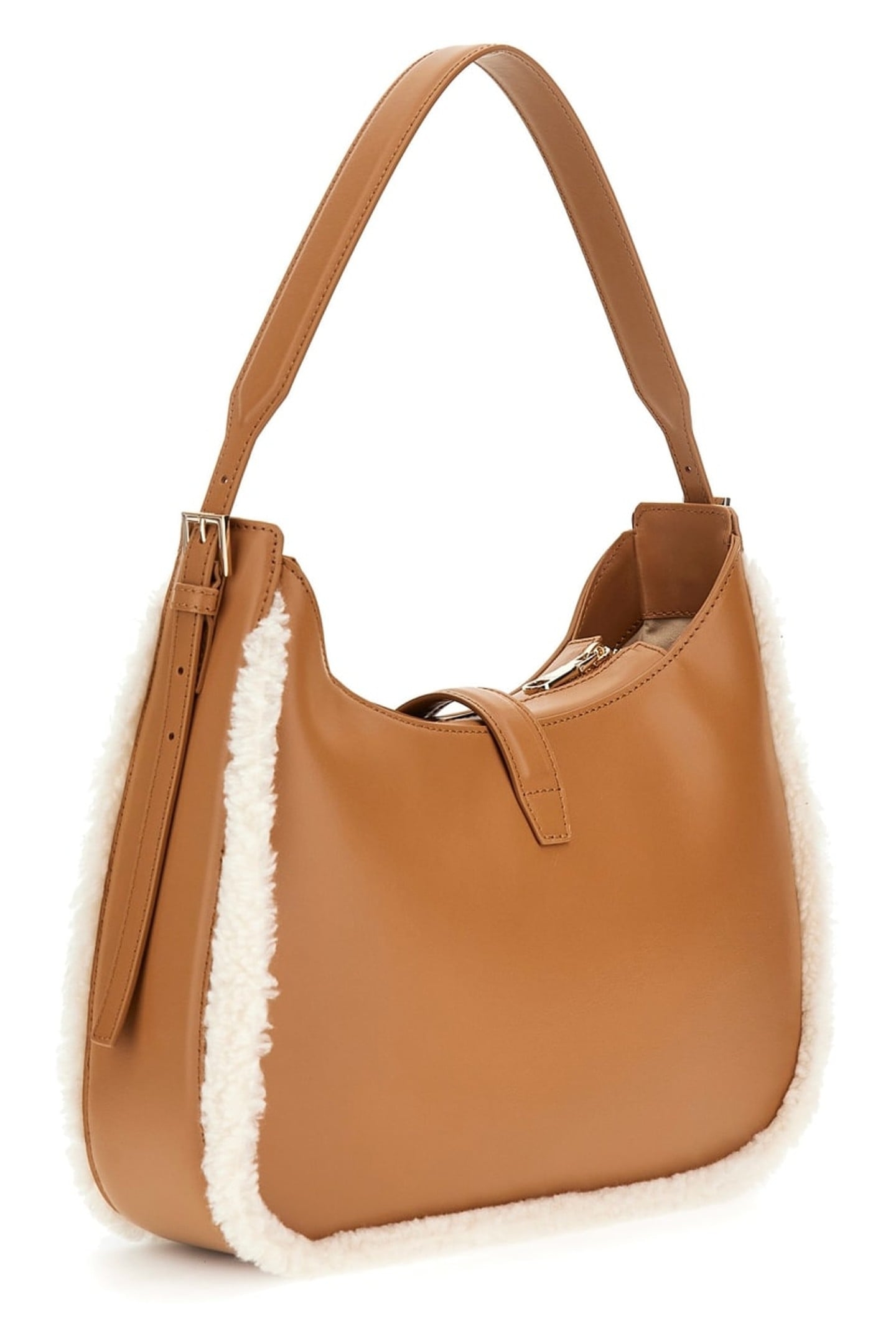 MARCIANO BY GUESS WINTER BUCKET TAN BROWN 3