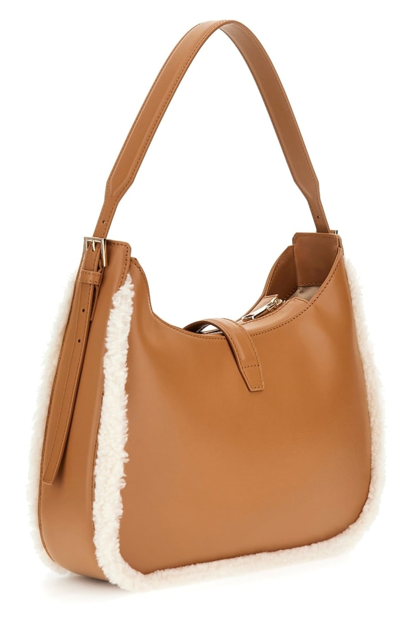MARCIANO BY GUESS WINTER BUCKET TAN BROWN 4