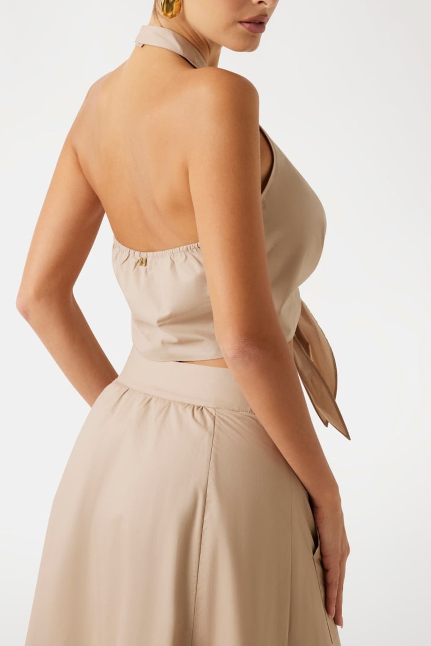 MARCIANO BY GUESS PAT KNOT TOP NATURAL ALMOND 3