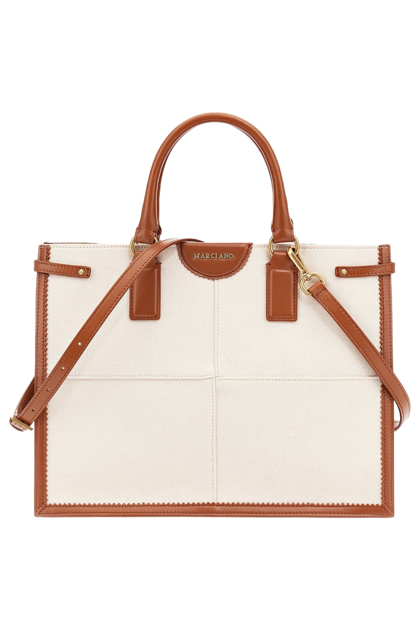 MARCIANO BY GUESS STILLA LARGE TOTE NATURAL 4