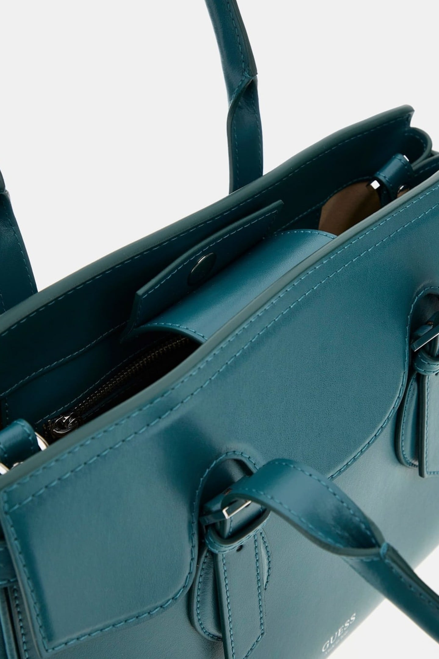 MARCIANO BY GUESS DIANA MAXI SATCHEL CHROME GREEN 8