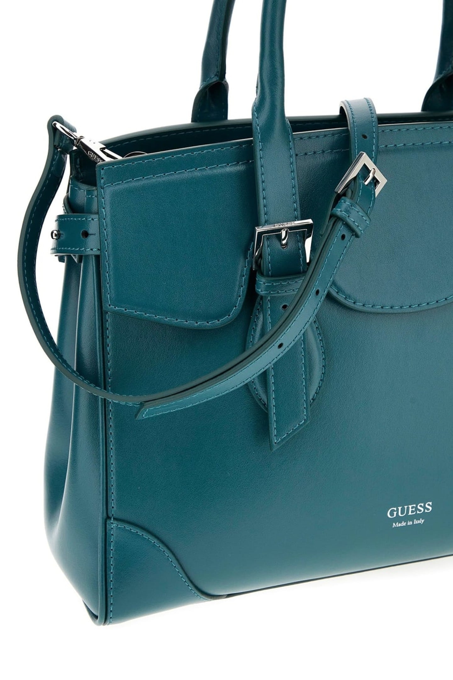 MARCIANO BY GUESS DIANA MAXI SATCHEL CHROME GREEN 7