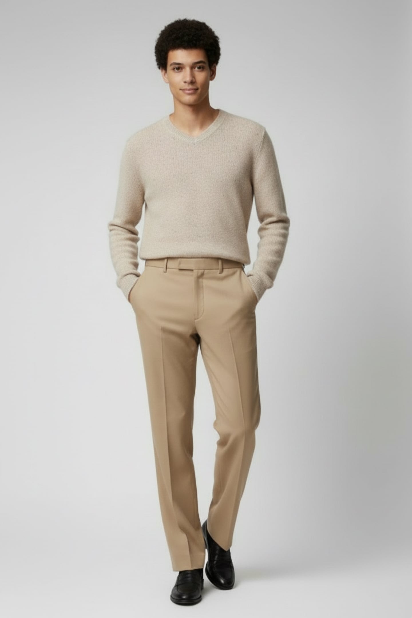 OLAALF KNIT ANTARTICA MELANGE 1