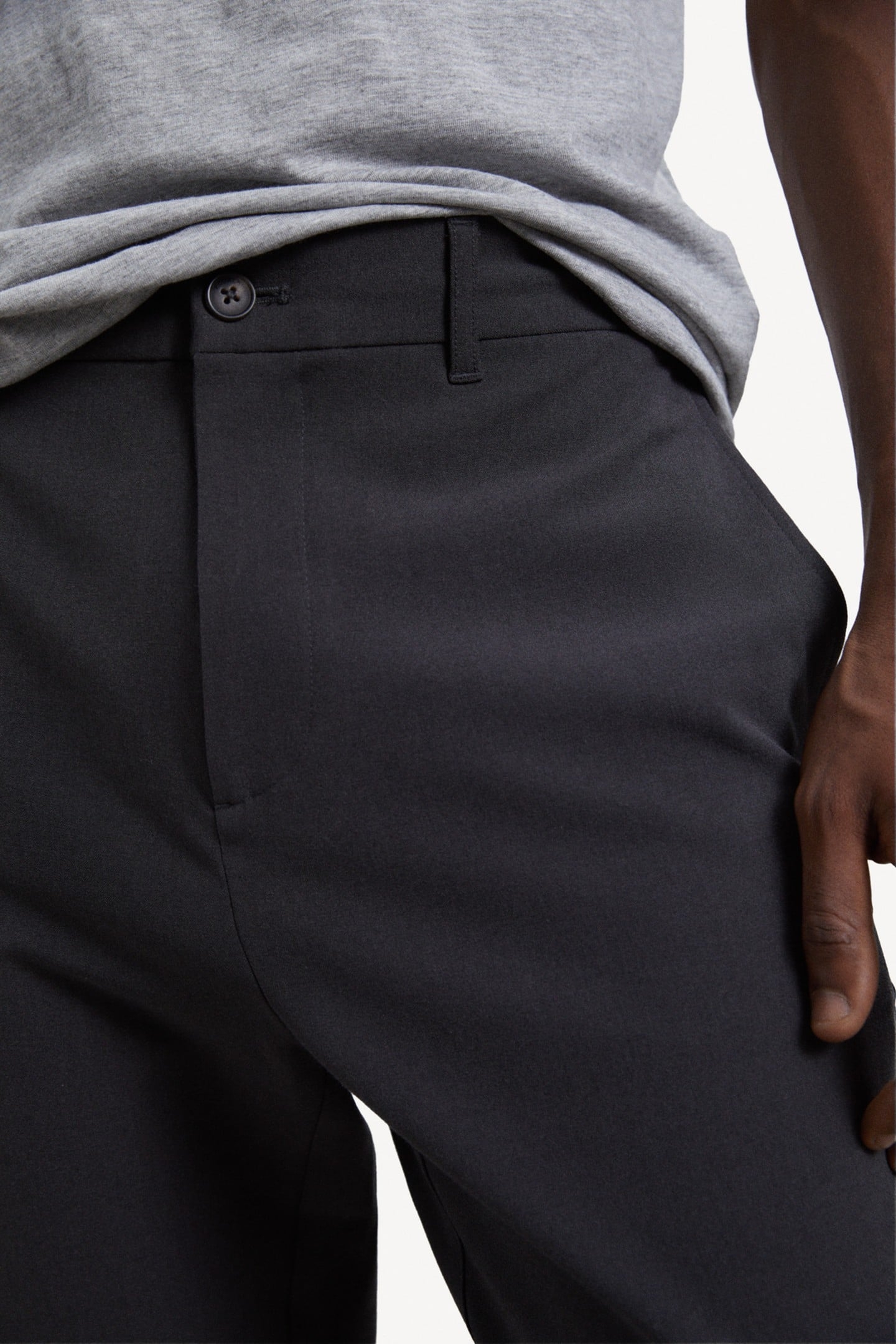 TERALF PANTS DARK GREY MELANGE 3