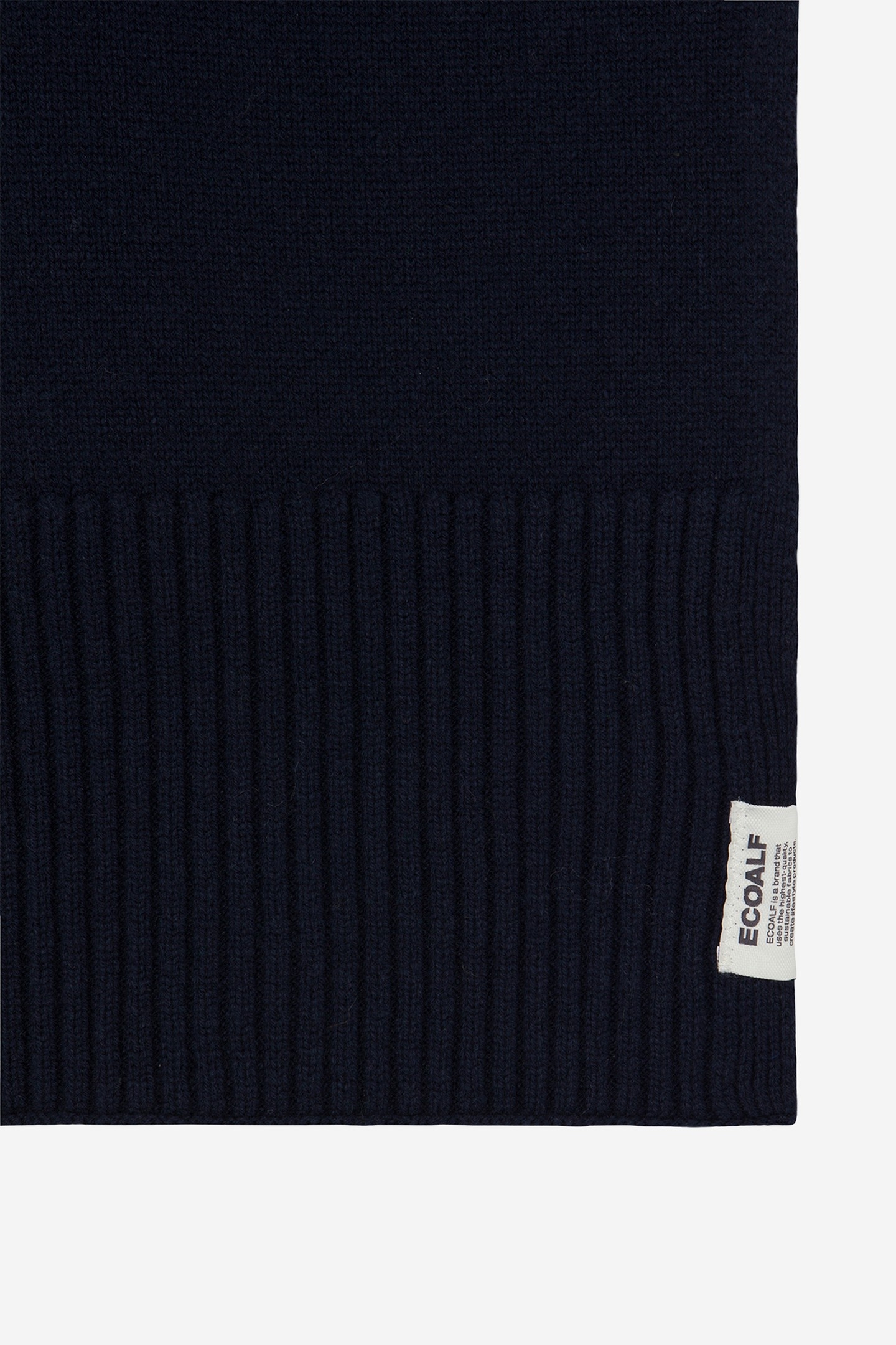 UNISEX WOOLALF SCARF DEEP NAVY 3