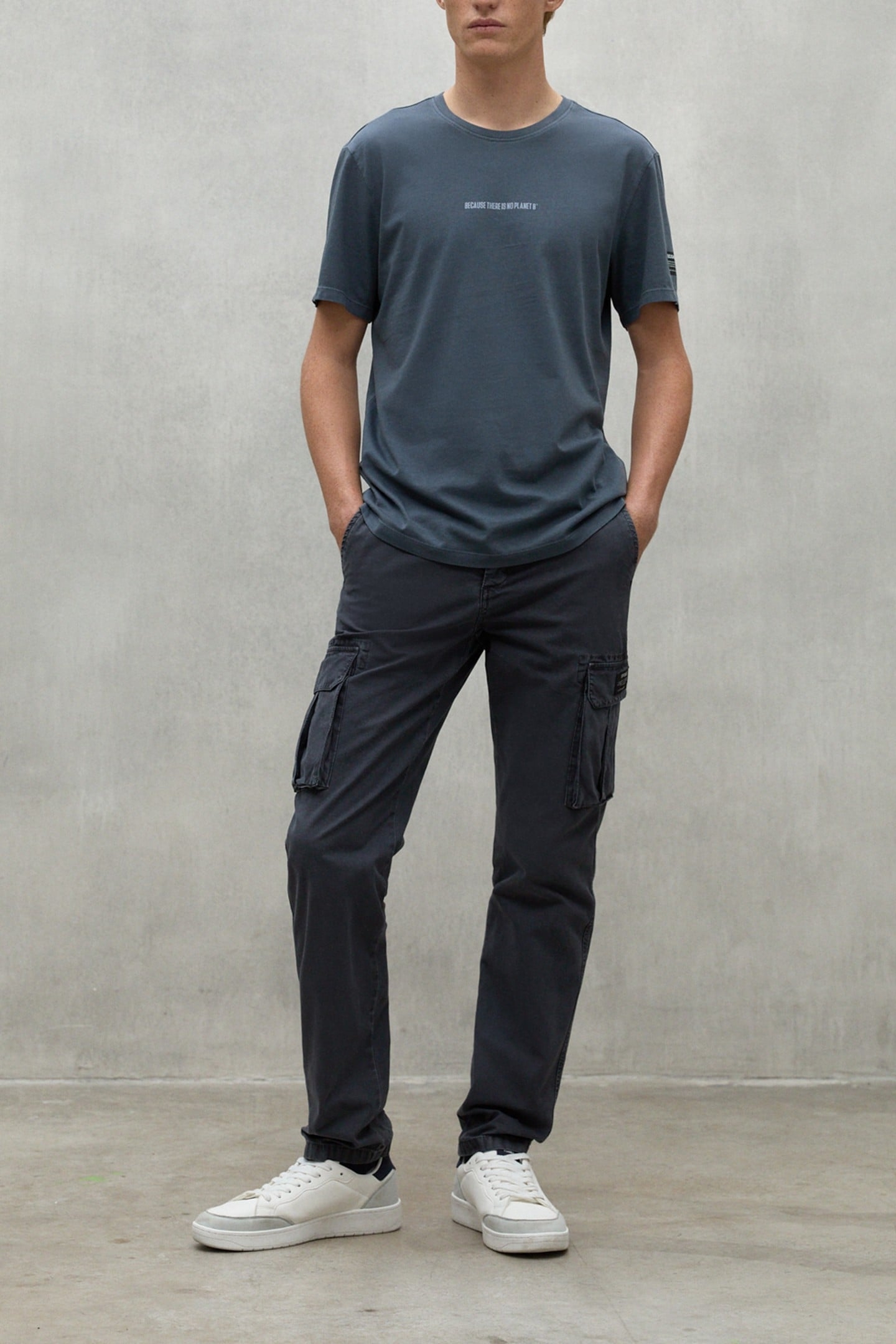 ALMERALF T-SHIRT STEEL BLUE 1