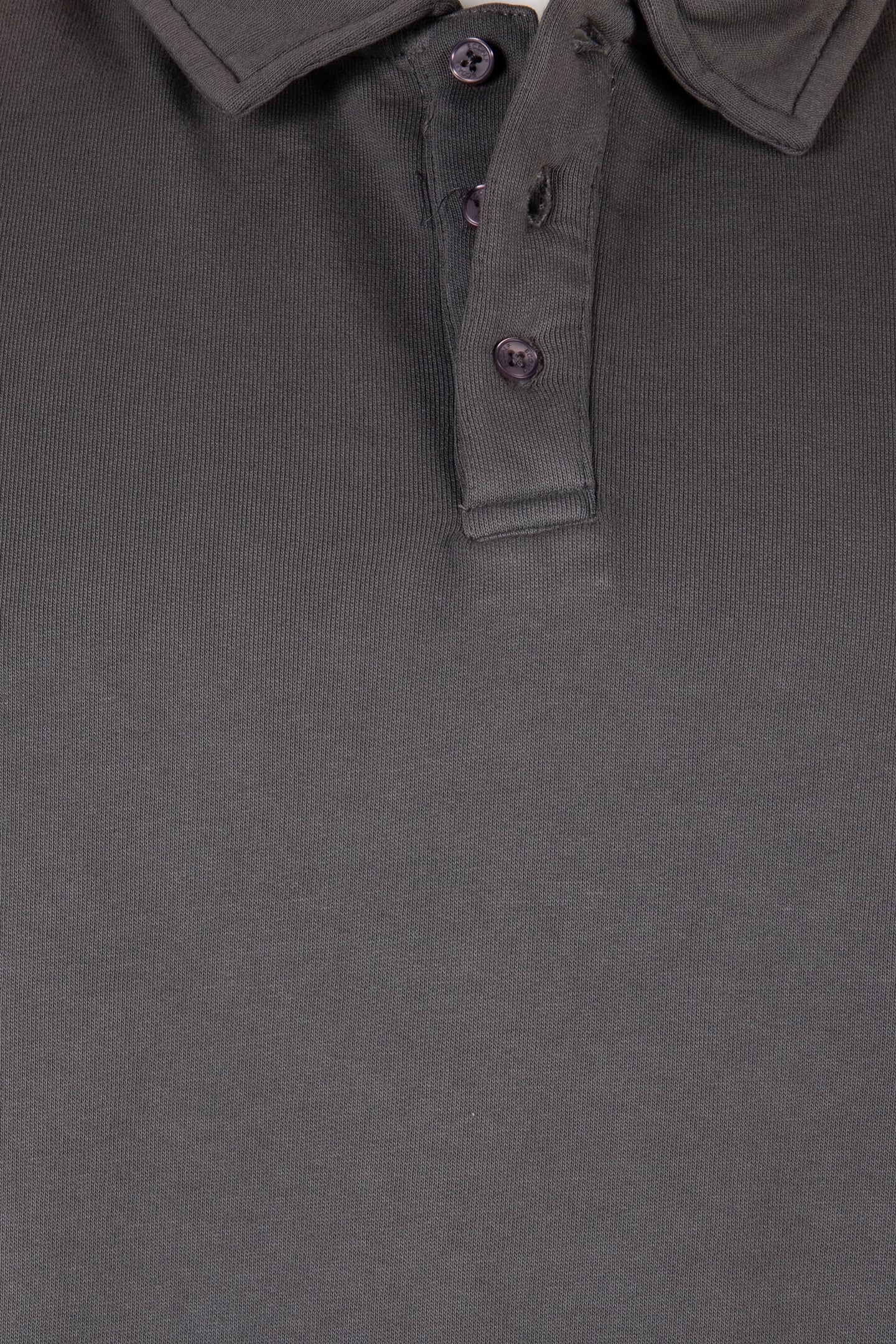 LUCASALF LONG SLEEVE POLO ASPHALT 4