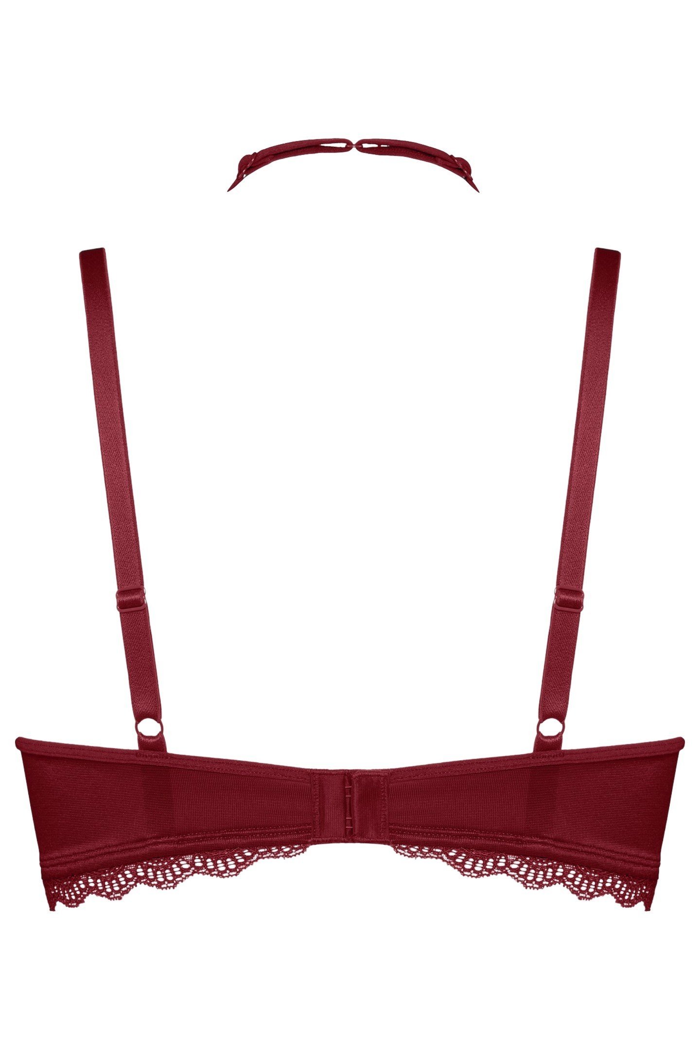 CARITA BRA BALCONY WIRED UNPADDED RED 3