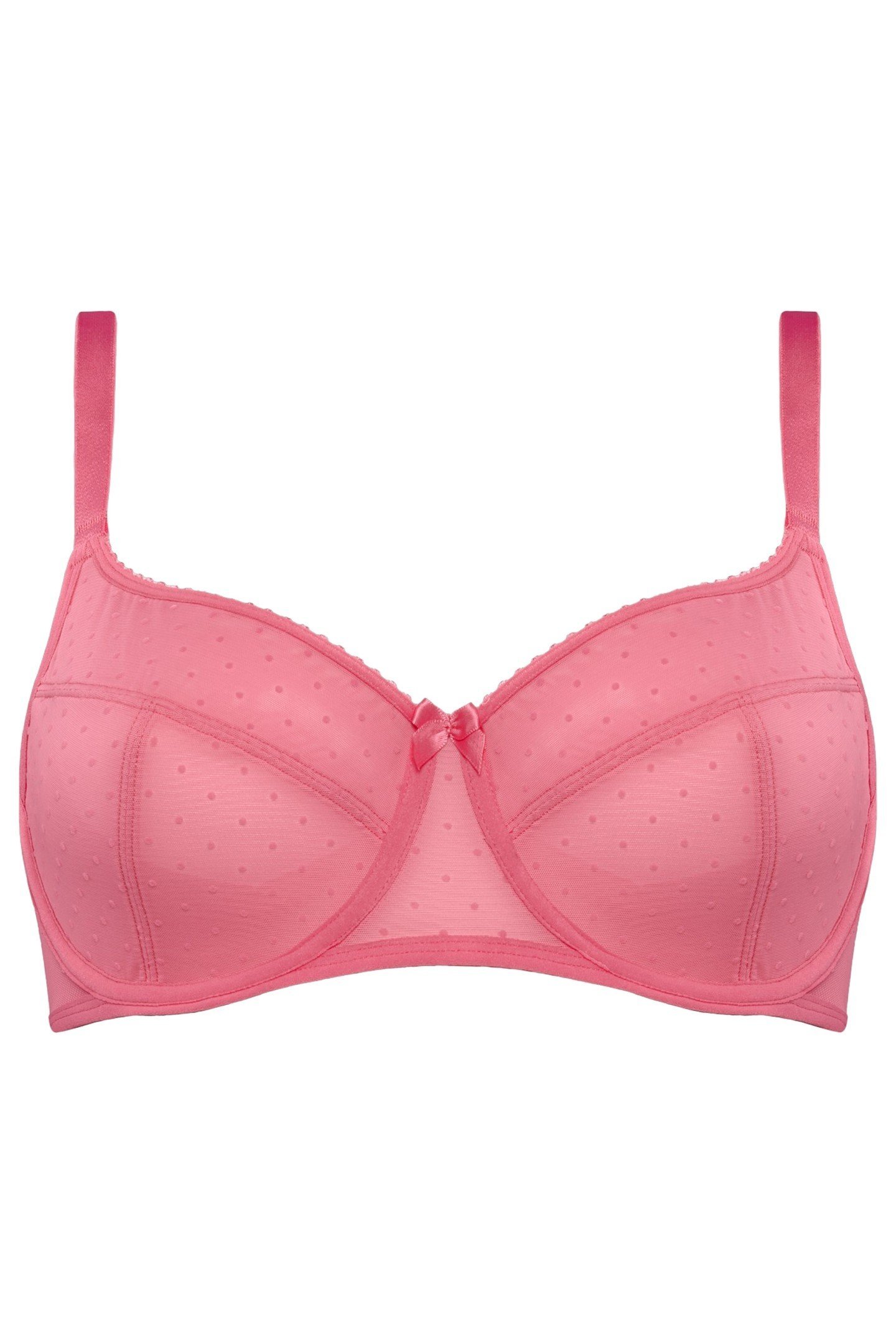 PEEKABOO BRA BALCONY WIRED UNPADDED PINK 3