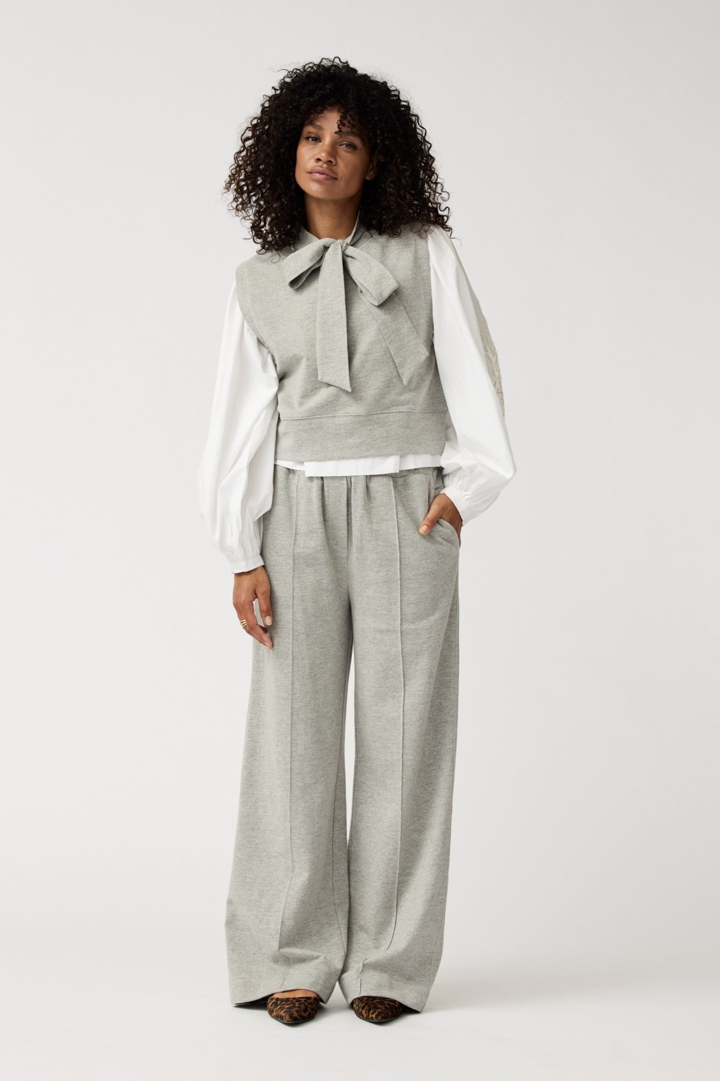 ALICE SWEATER GREY MELANGE 1