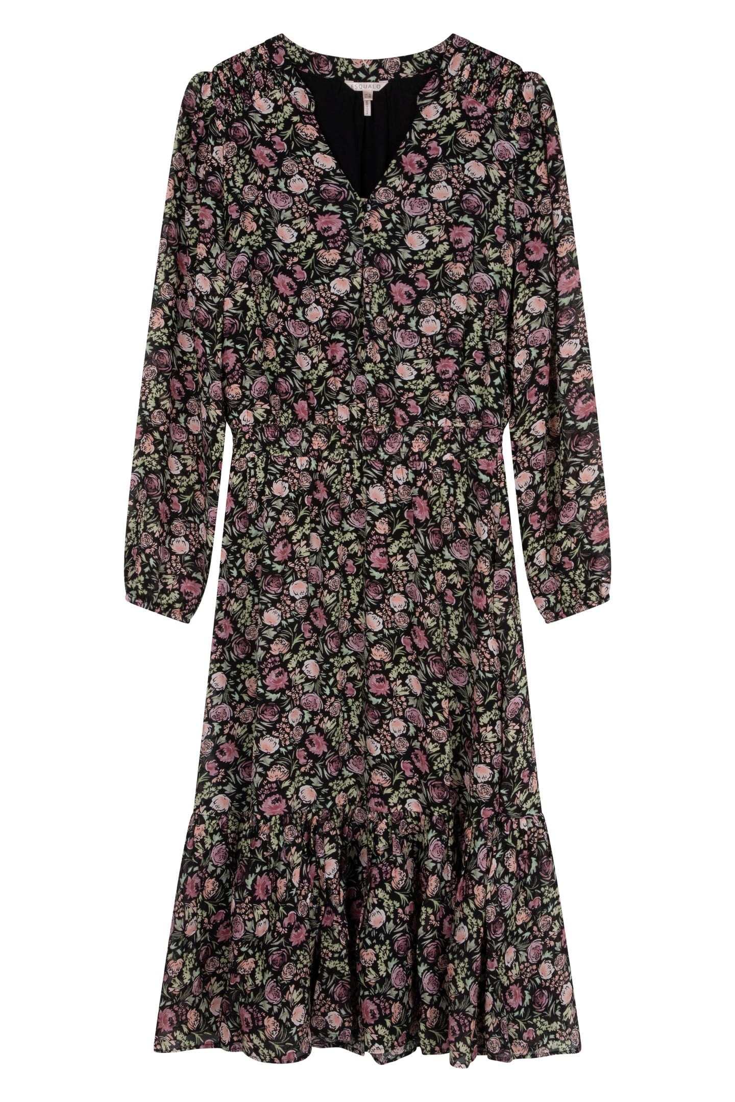 DRESS MIDI SOFT DECO PRINT PRINT 5