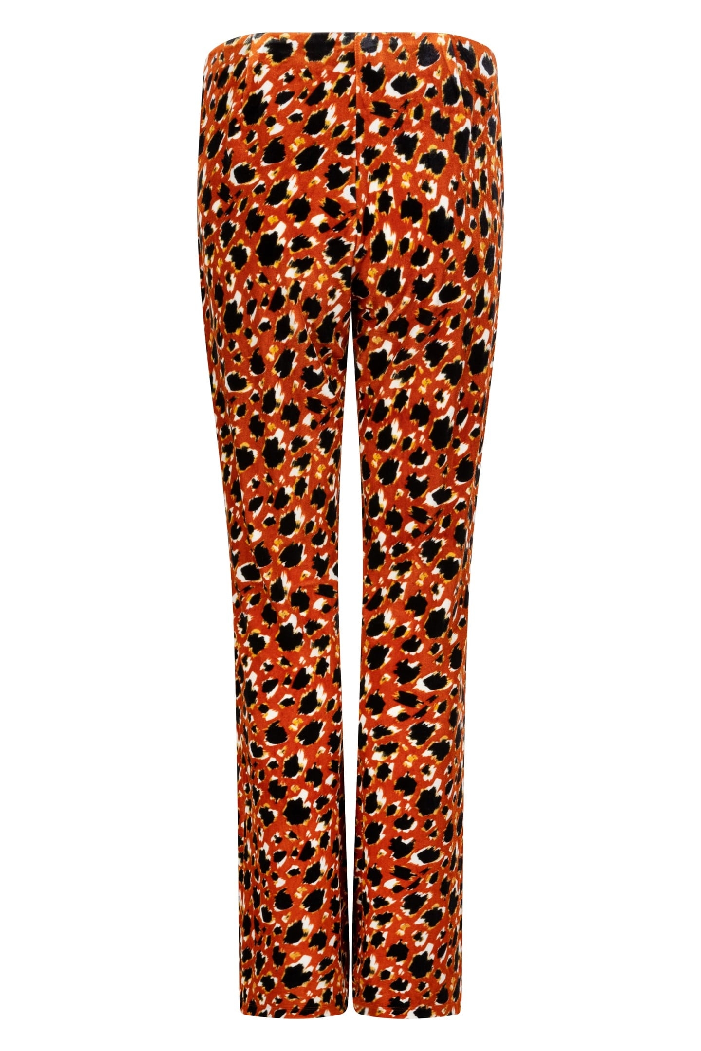 TROUSERS FLAIR VELOURS LEOPARD SKINS PRINT 2