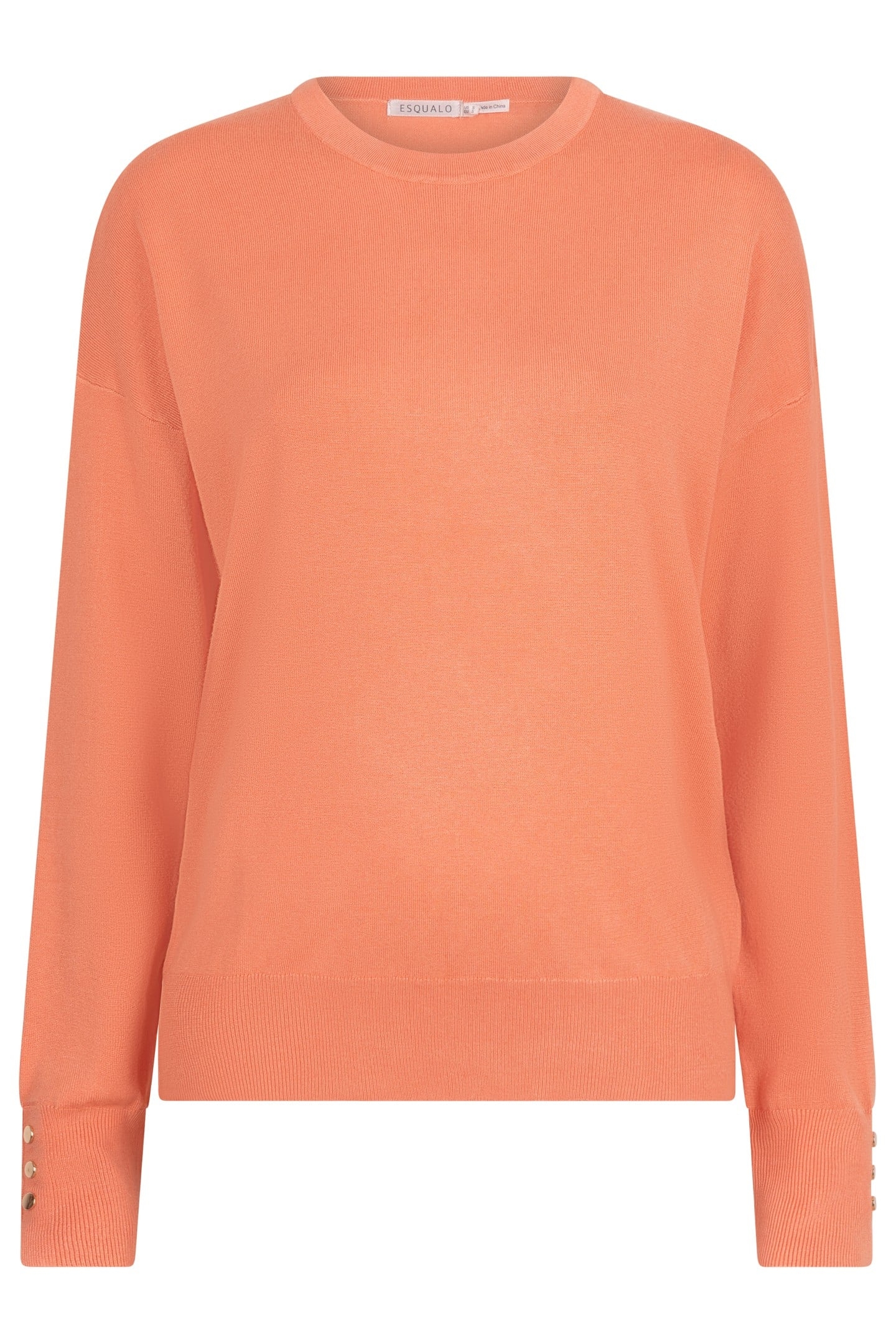 SWEATER R-NECK BASIC KNIT AMBER GLOW 4