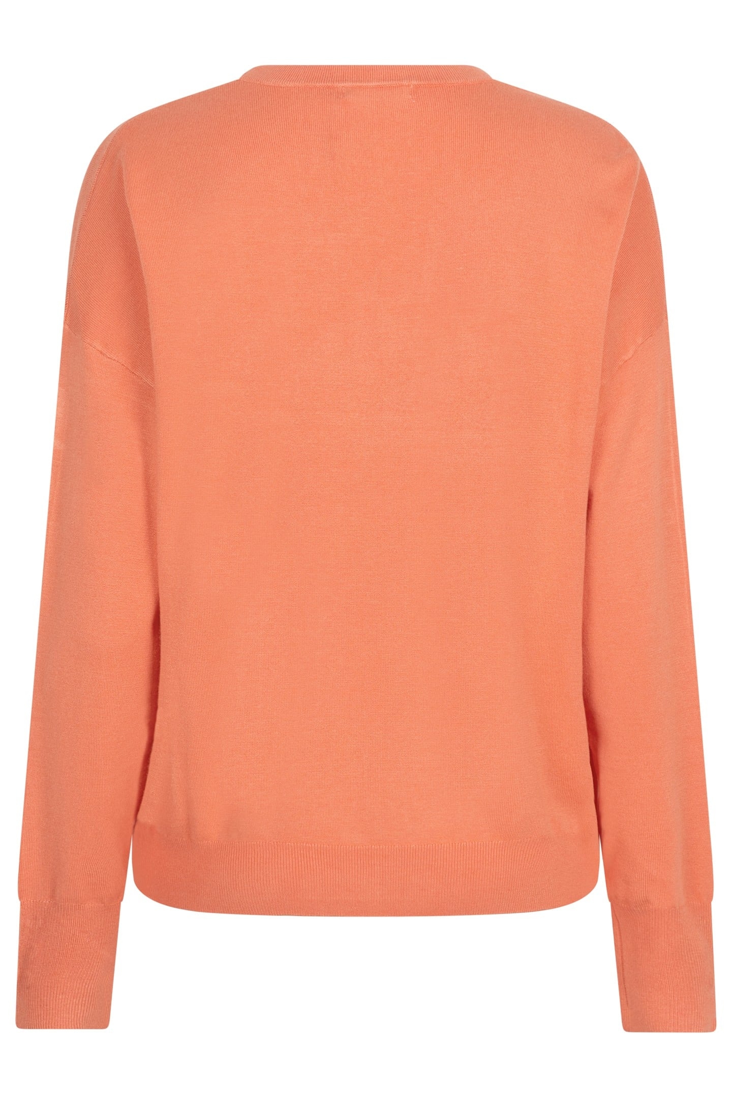 SWEATER R-NECK BASIC KNIT AMBER GLOW 5