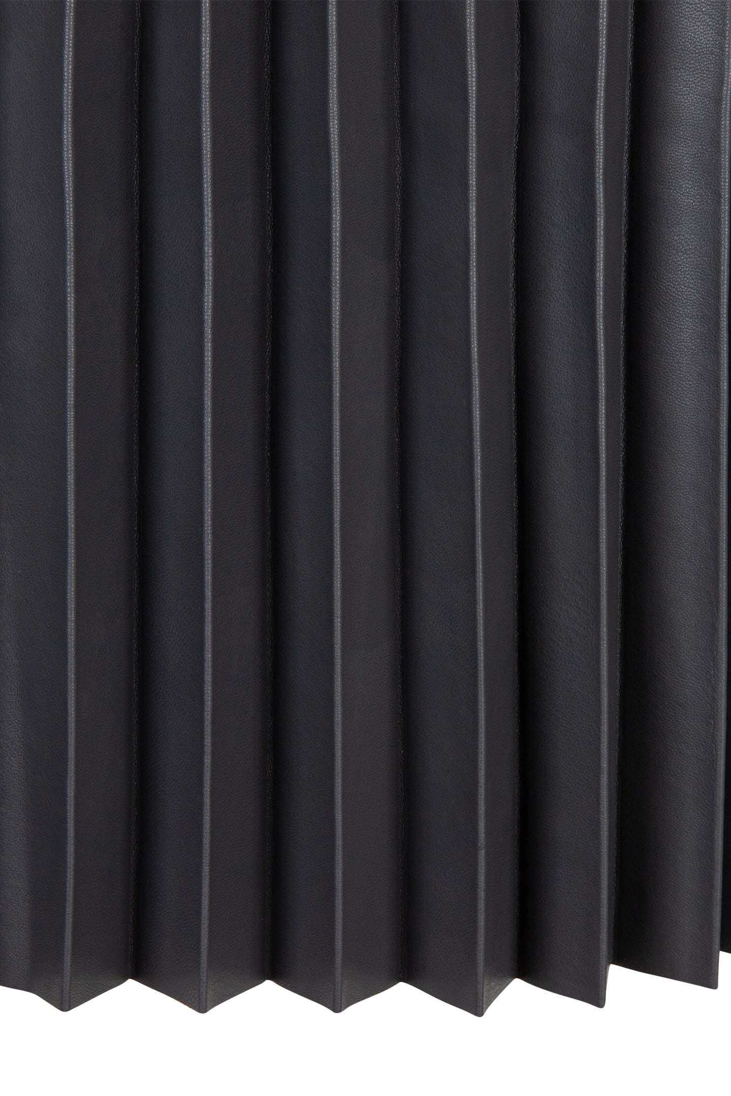 SKIRT PLISSE VEGAN LEATHER GREY 7