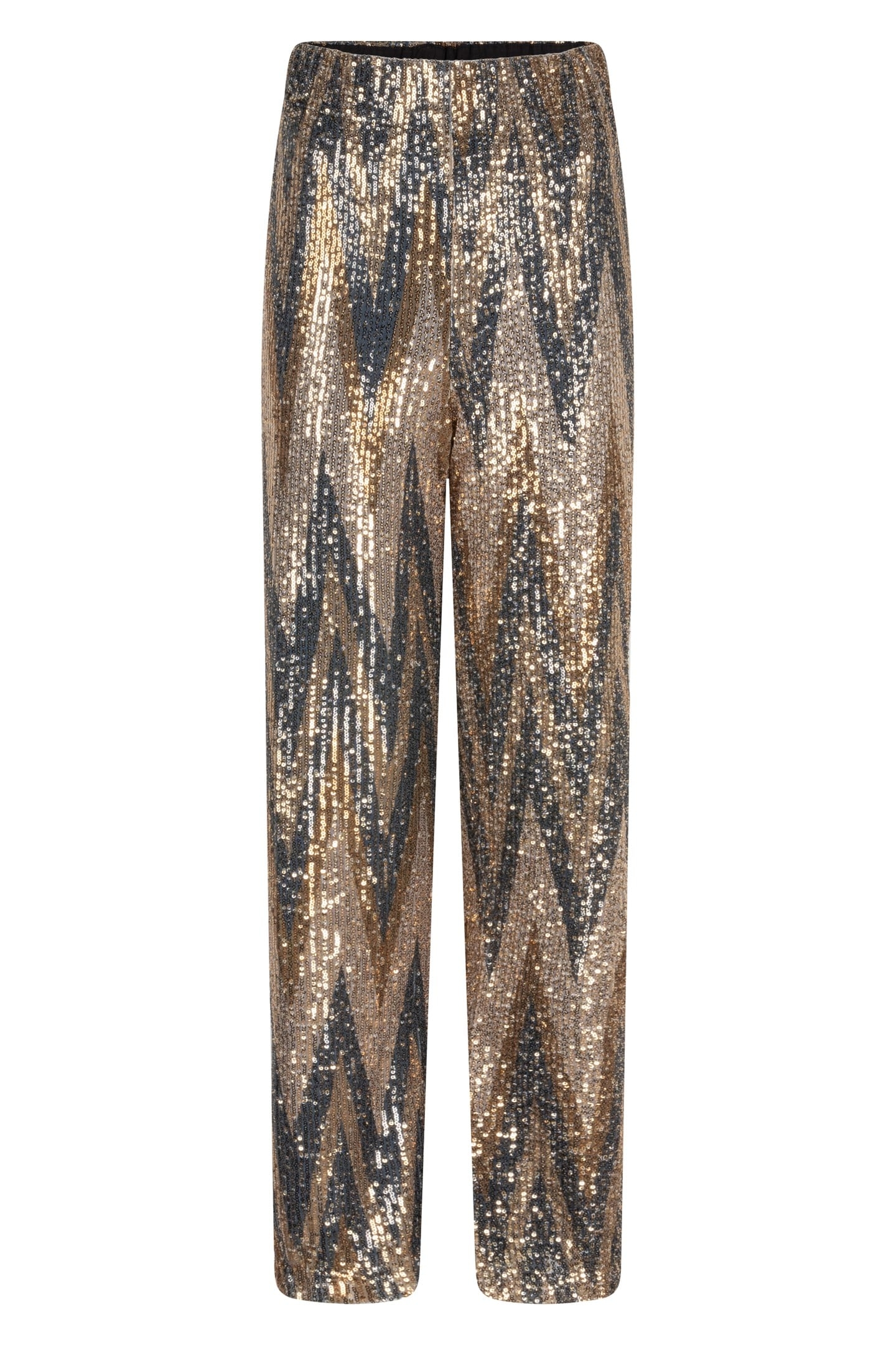 TROUSERS SEQUINS ZIGZAG PRINT 4