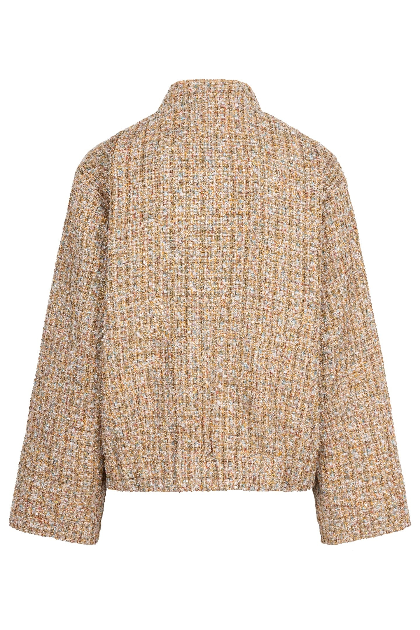 JACKET BOMBER TWEED GOLD 5