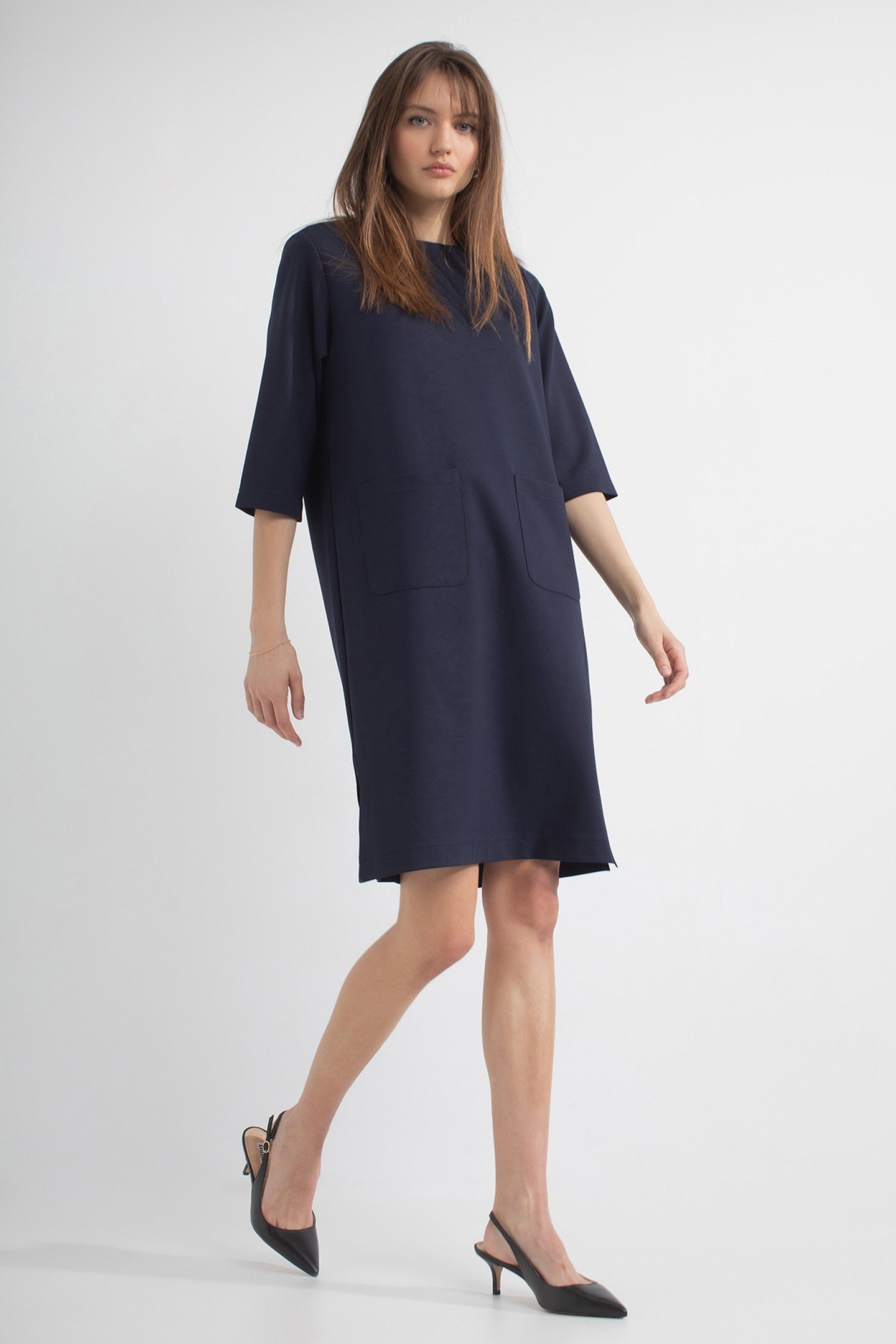 PEGGY DRESS DARK NAVY 1