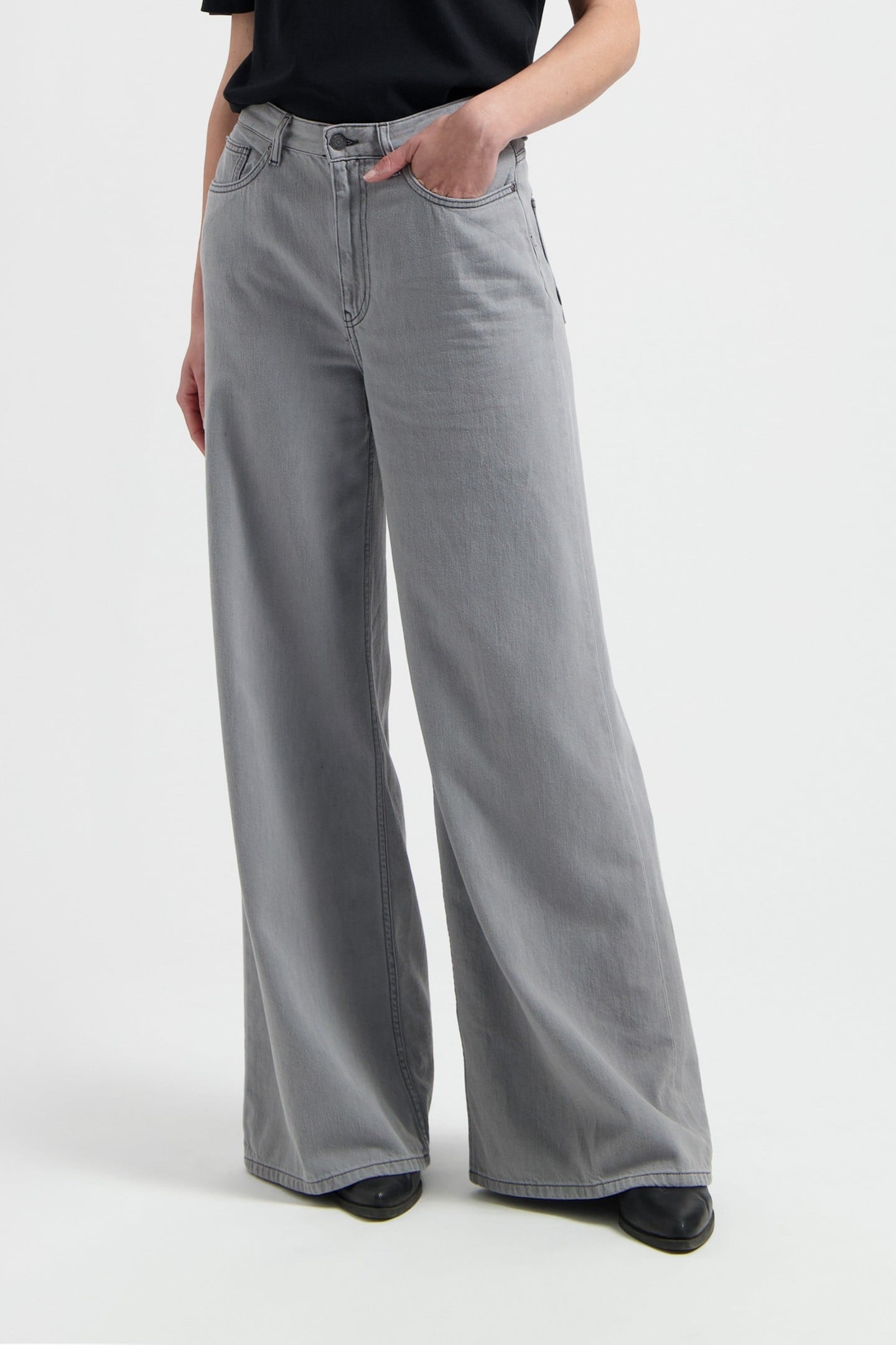 SARA HIGH LOOSE FLOW MARGE GREY 4