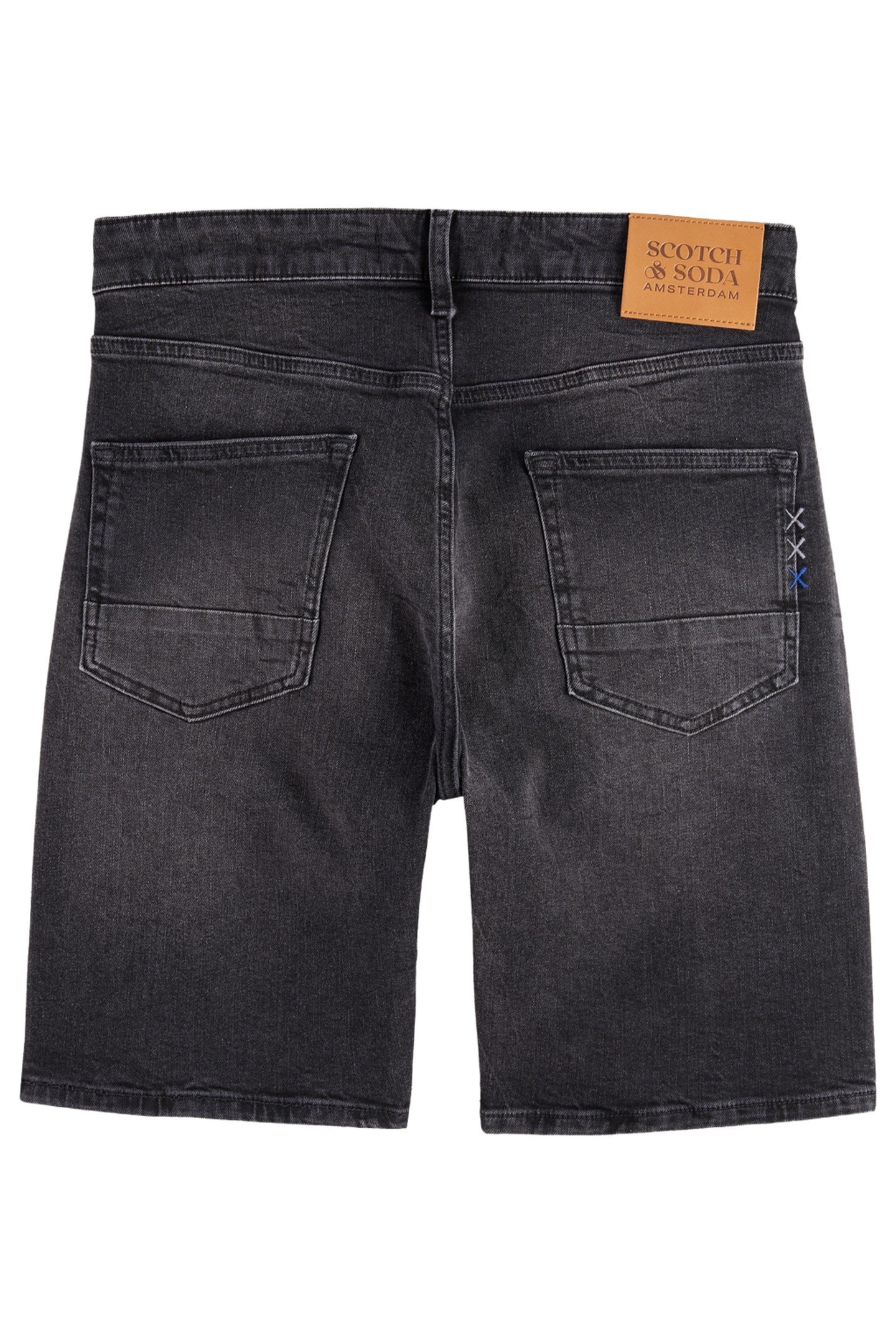 RALSTON SLIM FIT DENIM SHORT — BLACK NIGHT 3