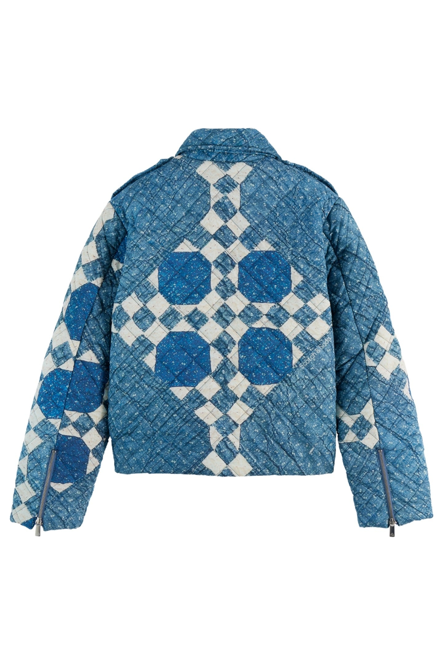 HEIRLOOM PRINT QUILTED BIKER JACKET HEIRLOOM QUILT 8