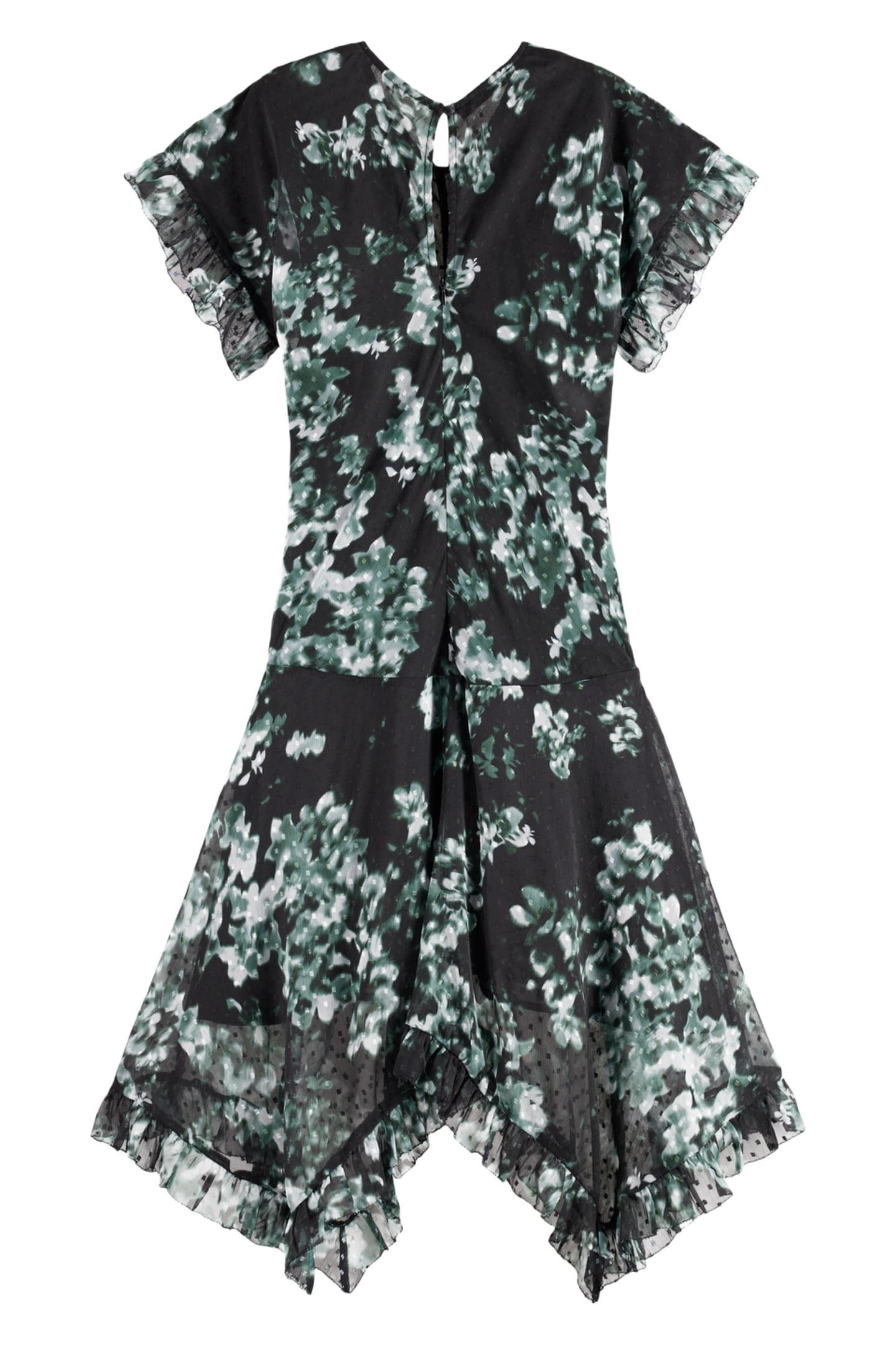 PRINTED FIL COUPE MINI RUFFLE DRESS NIEUW BLOSSOM PRINT PARK 4