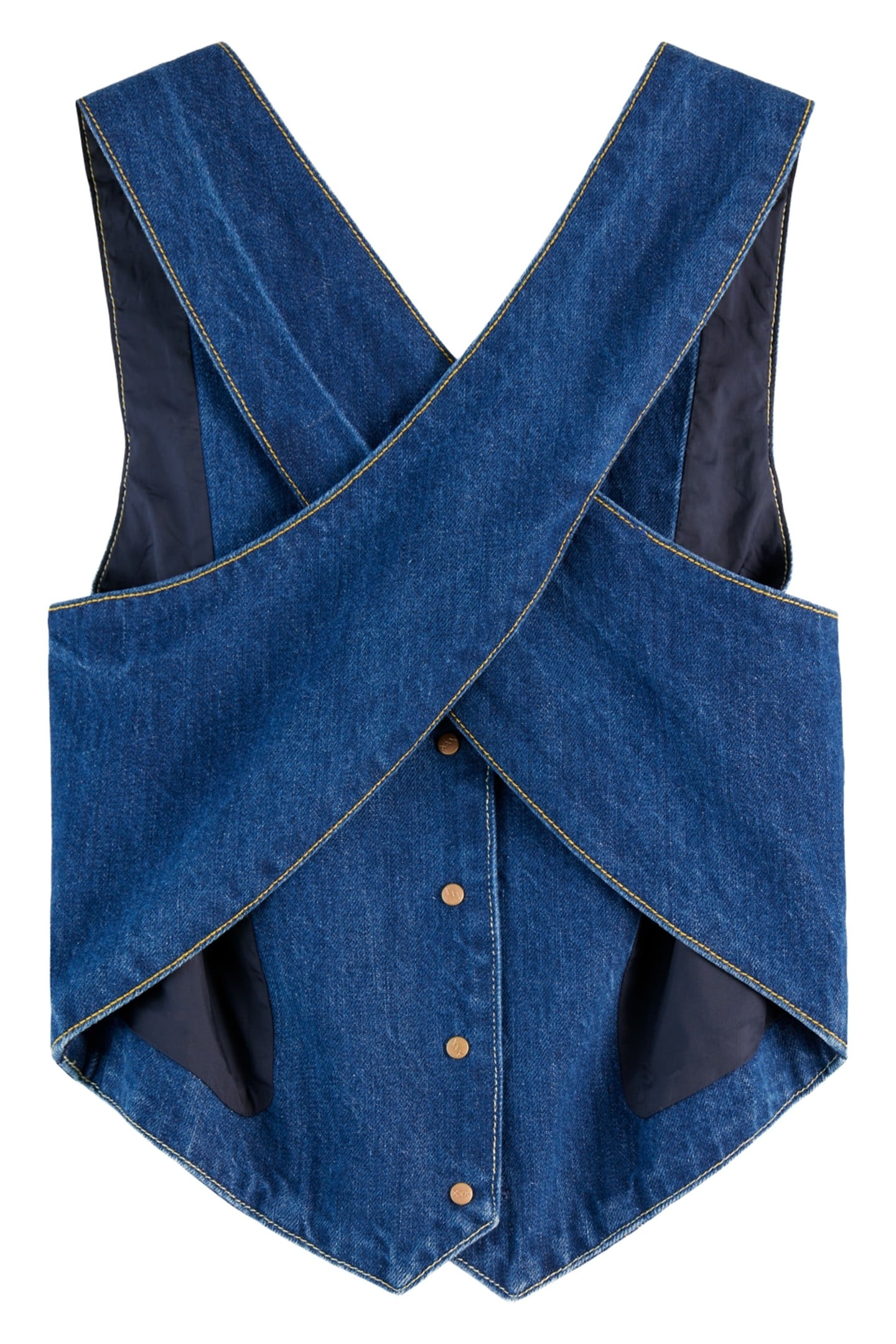 FITTED DENIM WAISTCOAT CITY FRESH 2
