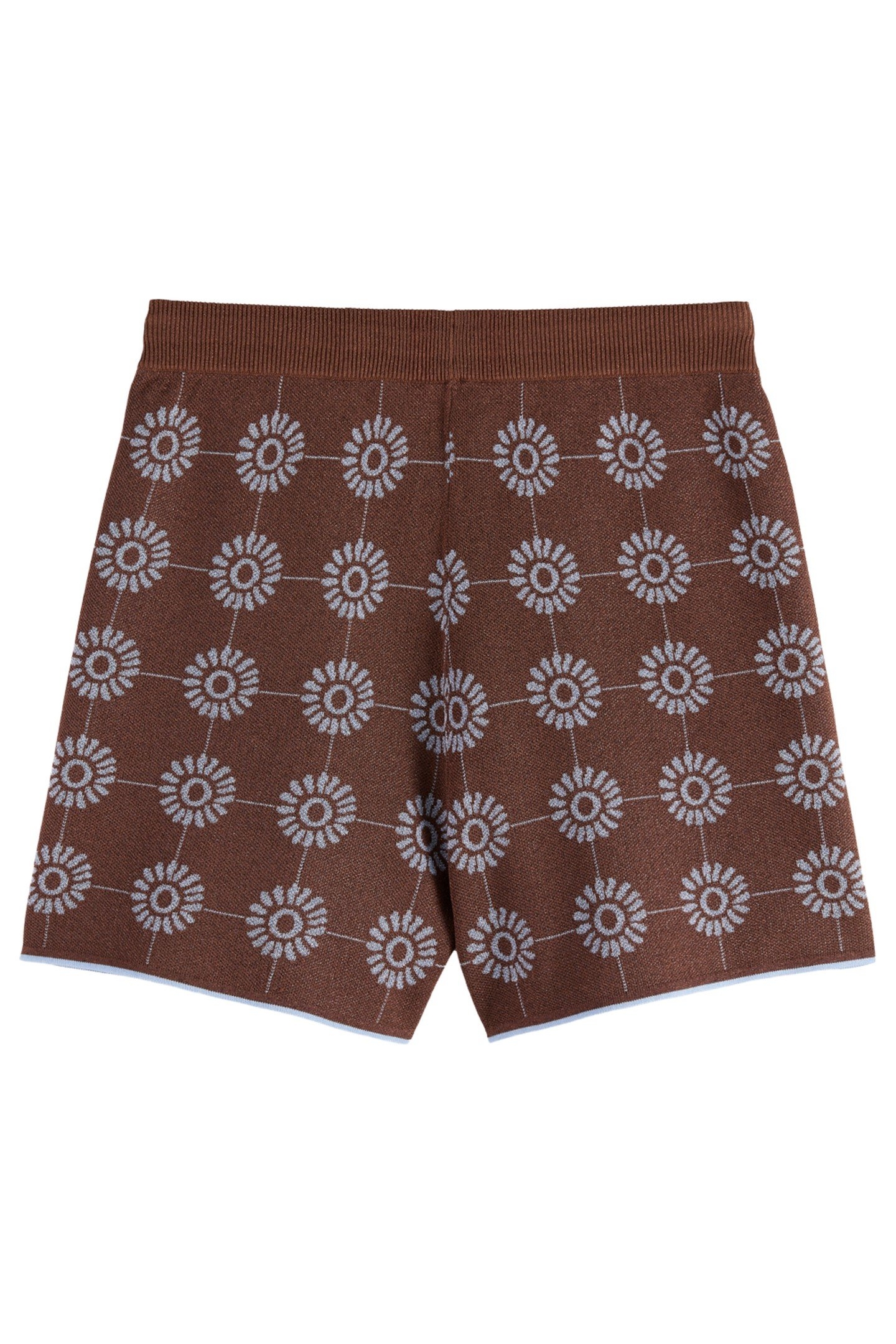 JACQUARD KNITTED SHORTS COLD BREW 7