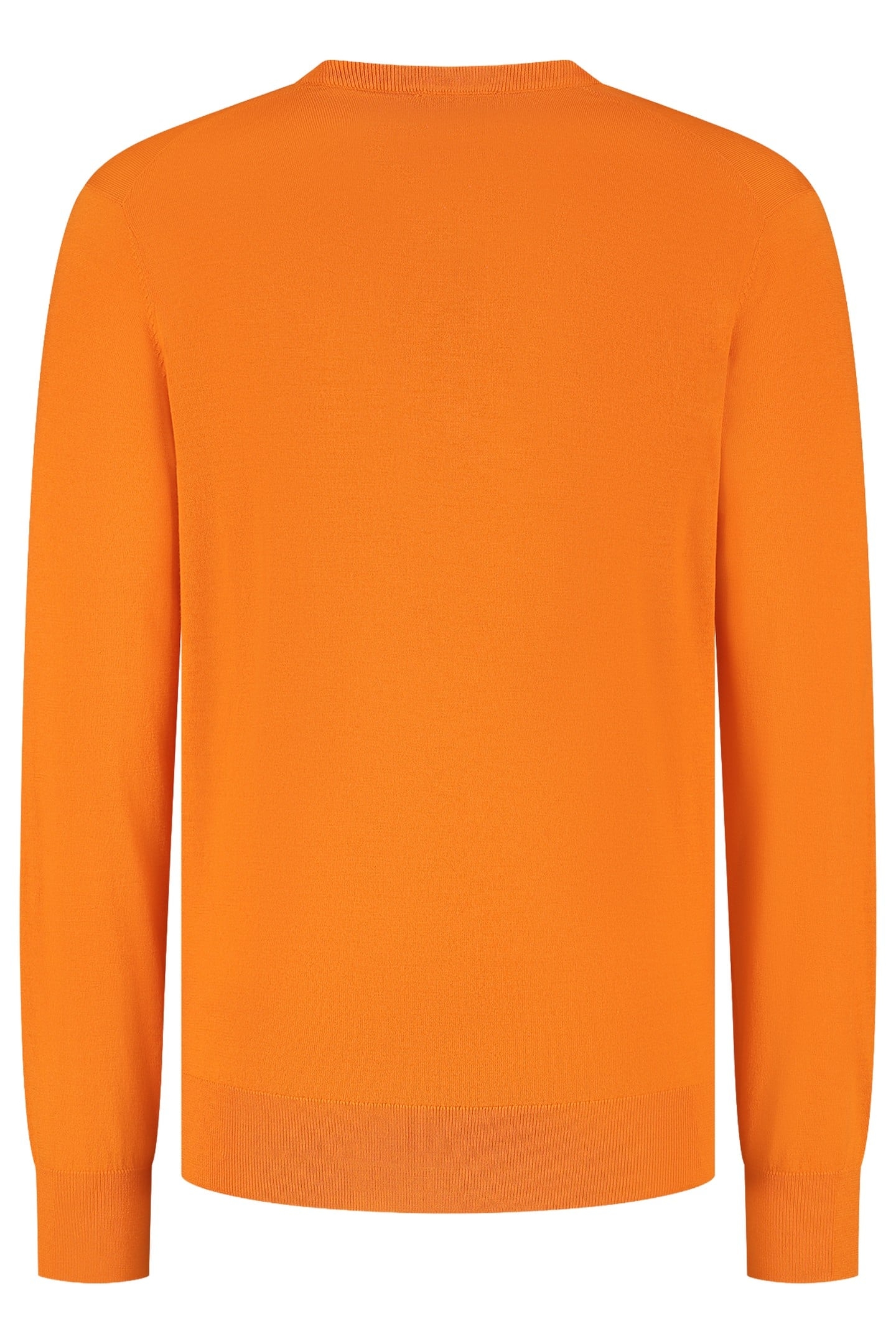 CREW NECK 100% MERINO CURCUMA ORANGE 4